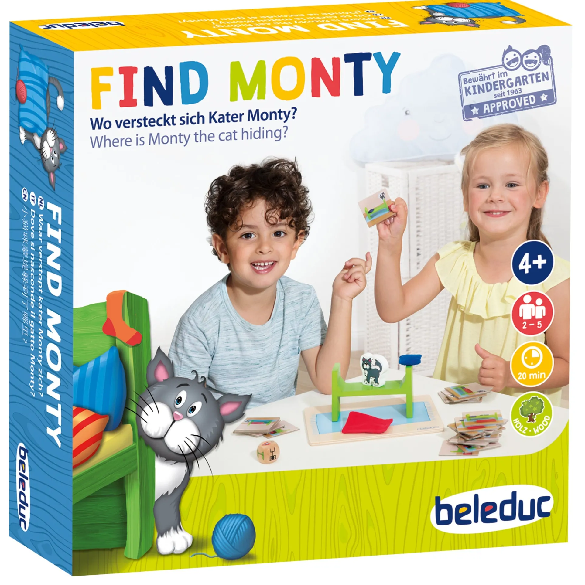 Beleduc Find Monty Memory Board Game