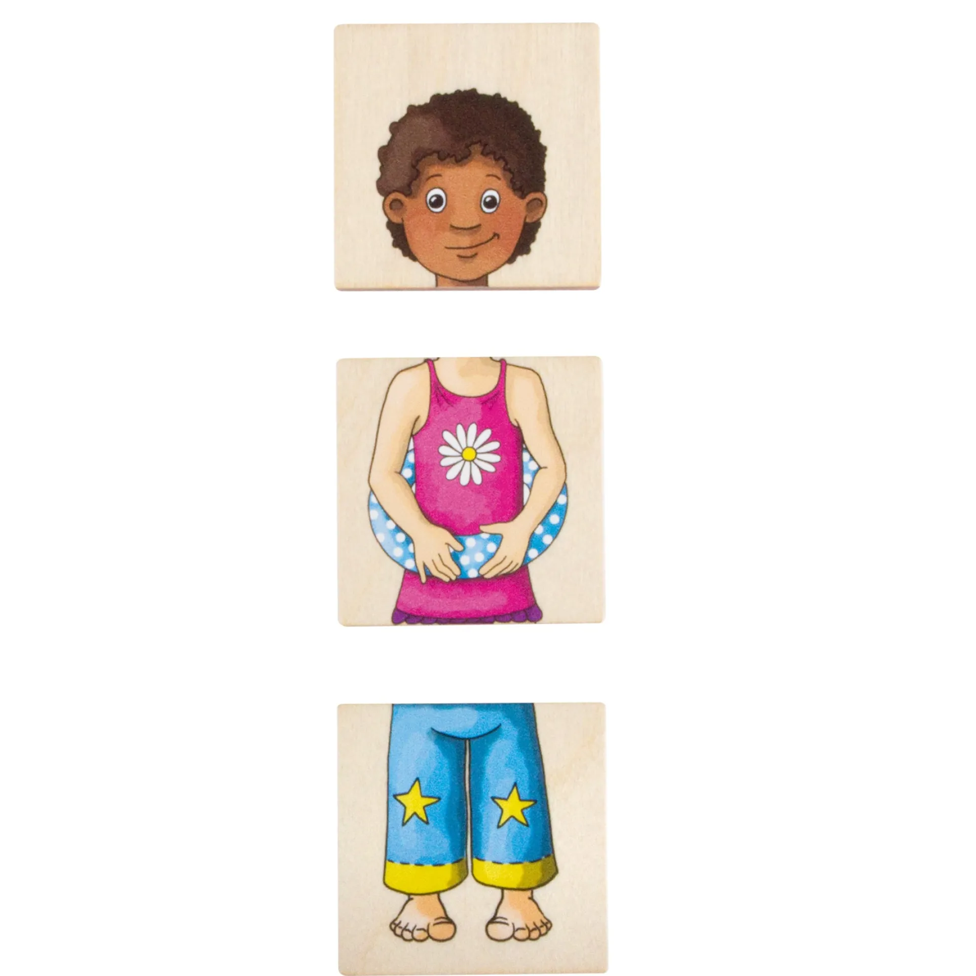 Beleduc Match & Mix Cultural Kids Wooden Puzzle - 30 pc