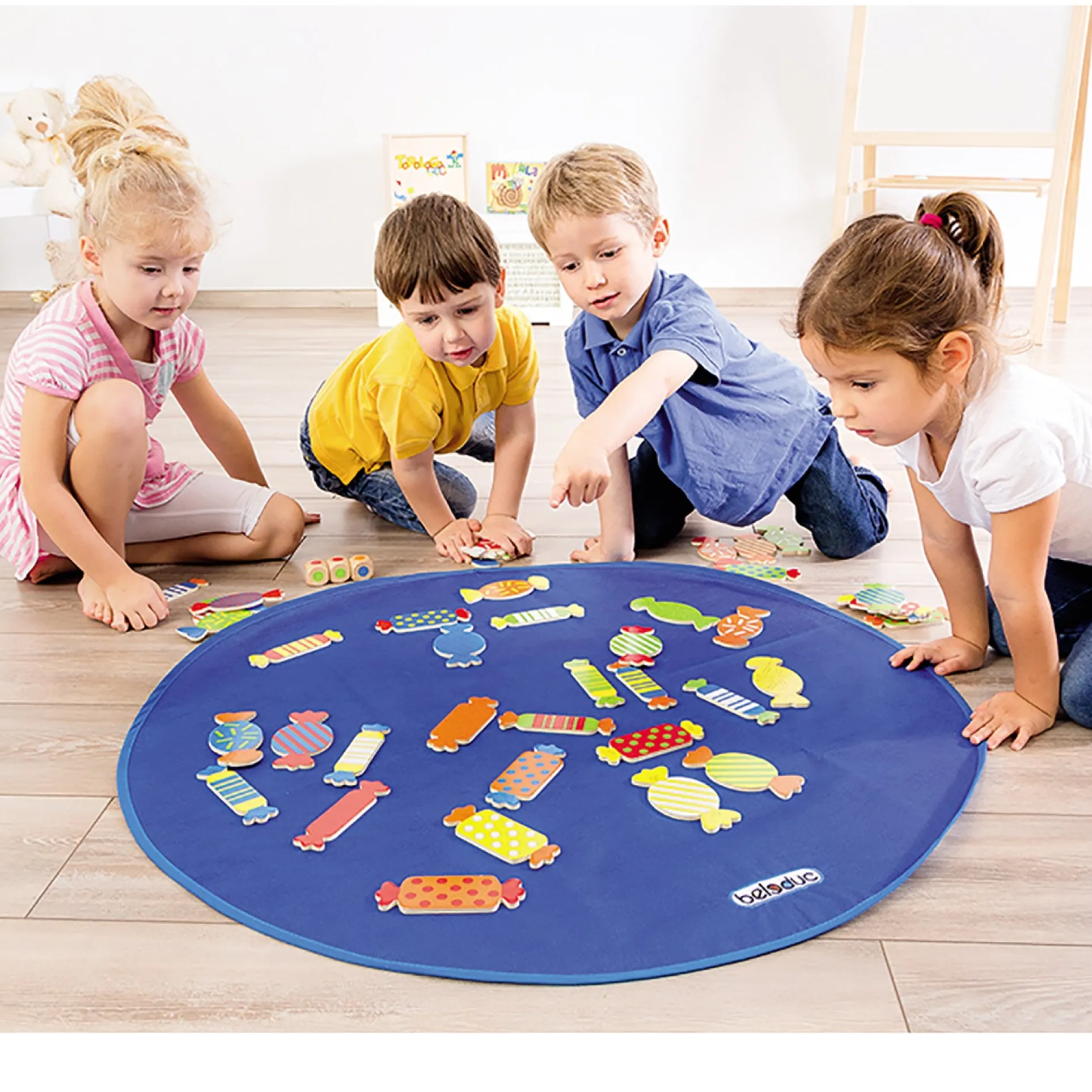 Beleduc XXL Candy Color Quest Floor Game