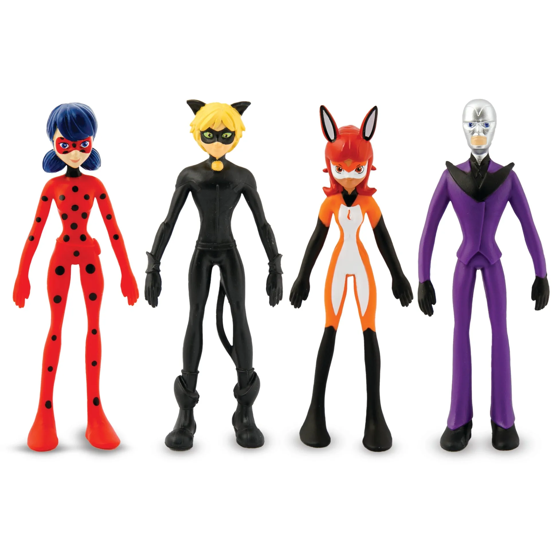 BEND-EMS Miraculous 5-inch Flexible Action Figure - Hawk Moth