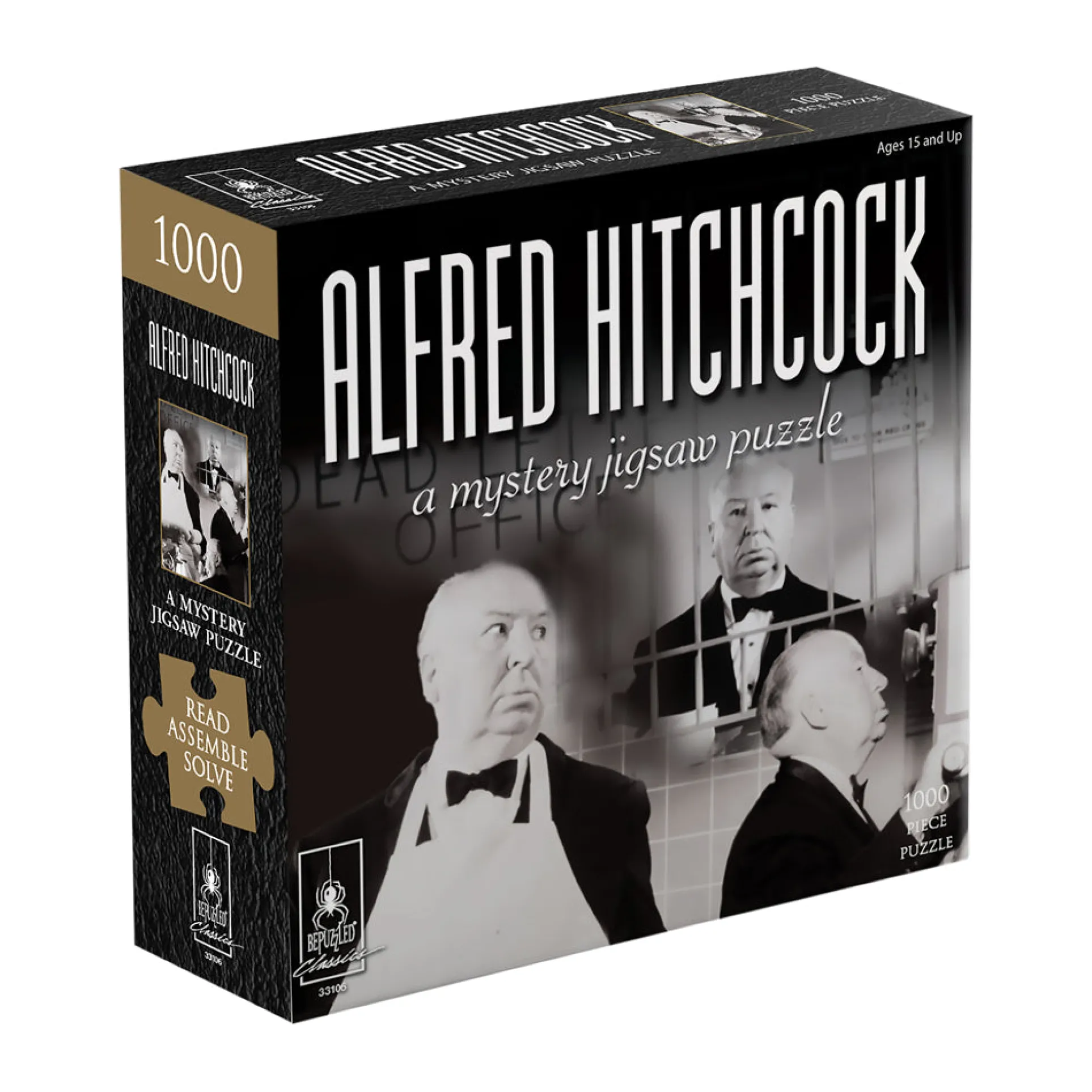 BePuzzled Alfred Hitchcock 'Obsession' Mystery Jigsaw Puzzle - 1000 pc