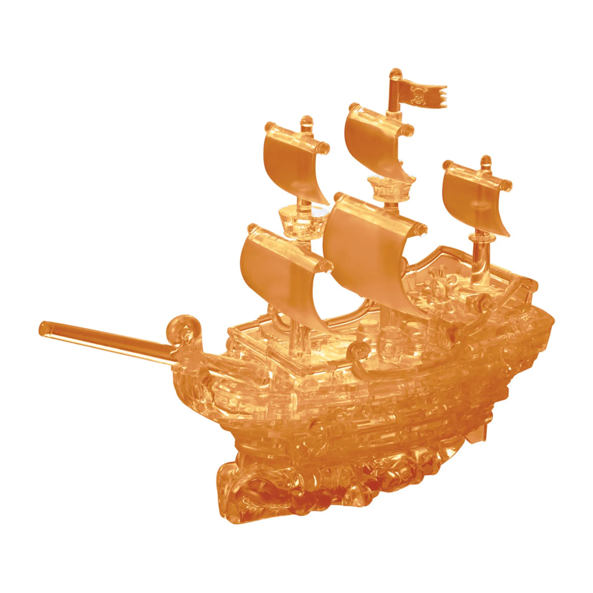 BePuzzled 3D Crystal Pirate Ship Puzzle - 101 pc