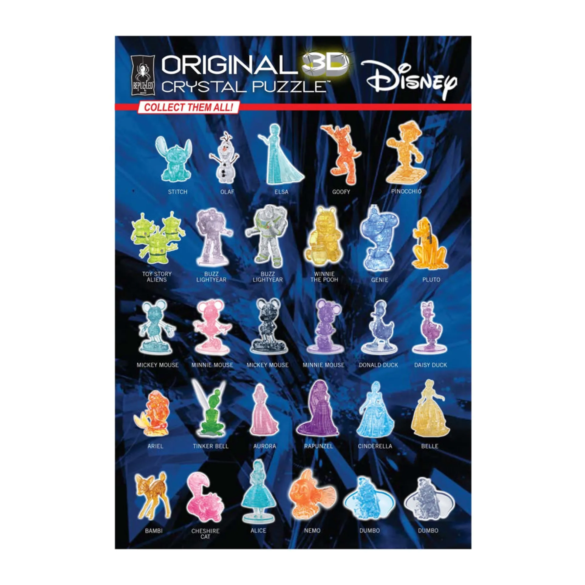 BePuzzled Disney Peter Pan 3D Crystal Puzzle - 34 pcs