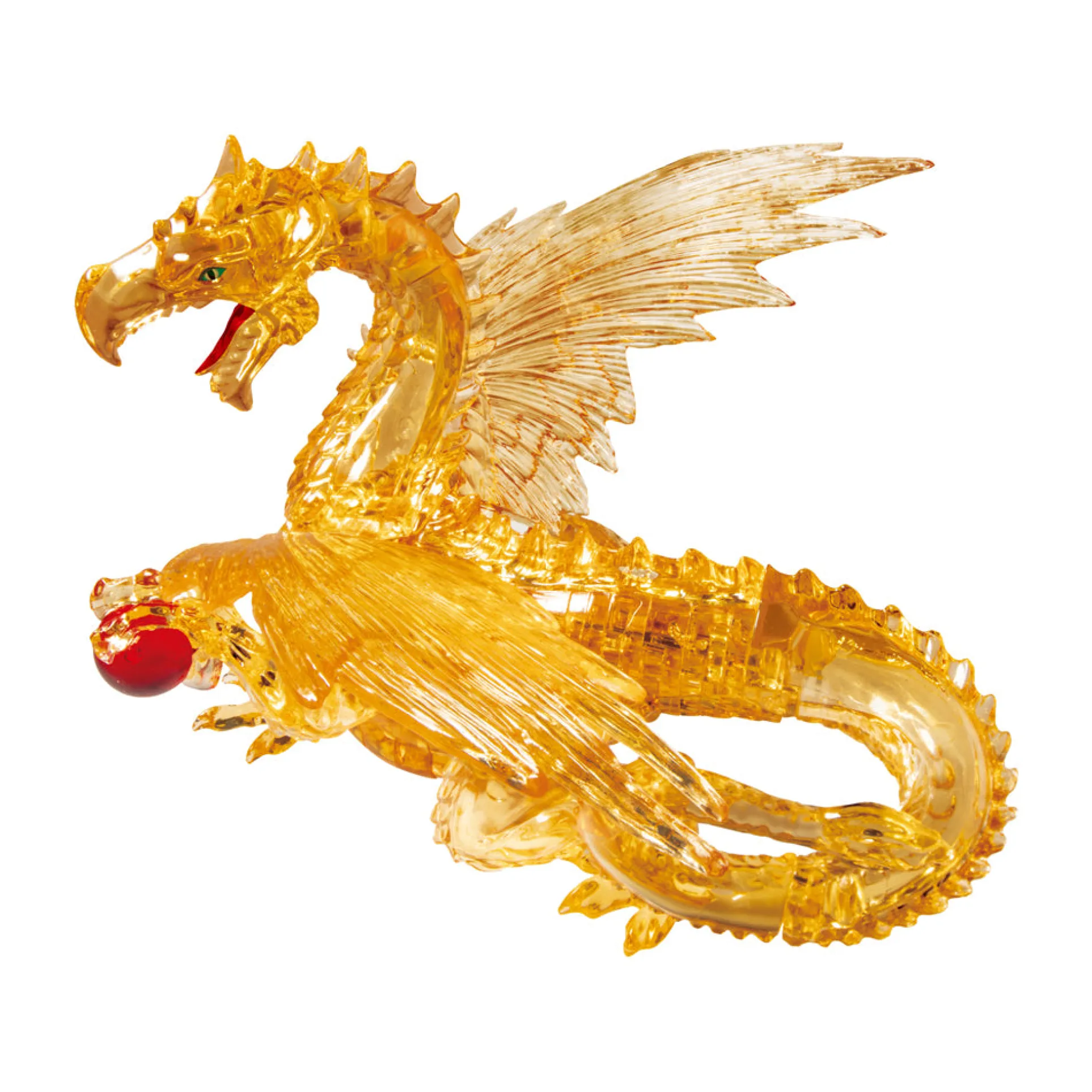 BePuzzled Golden Dragon Deluxe 3D Crystal Puzzle - 57 pc