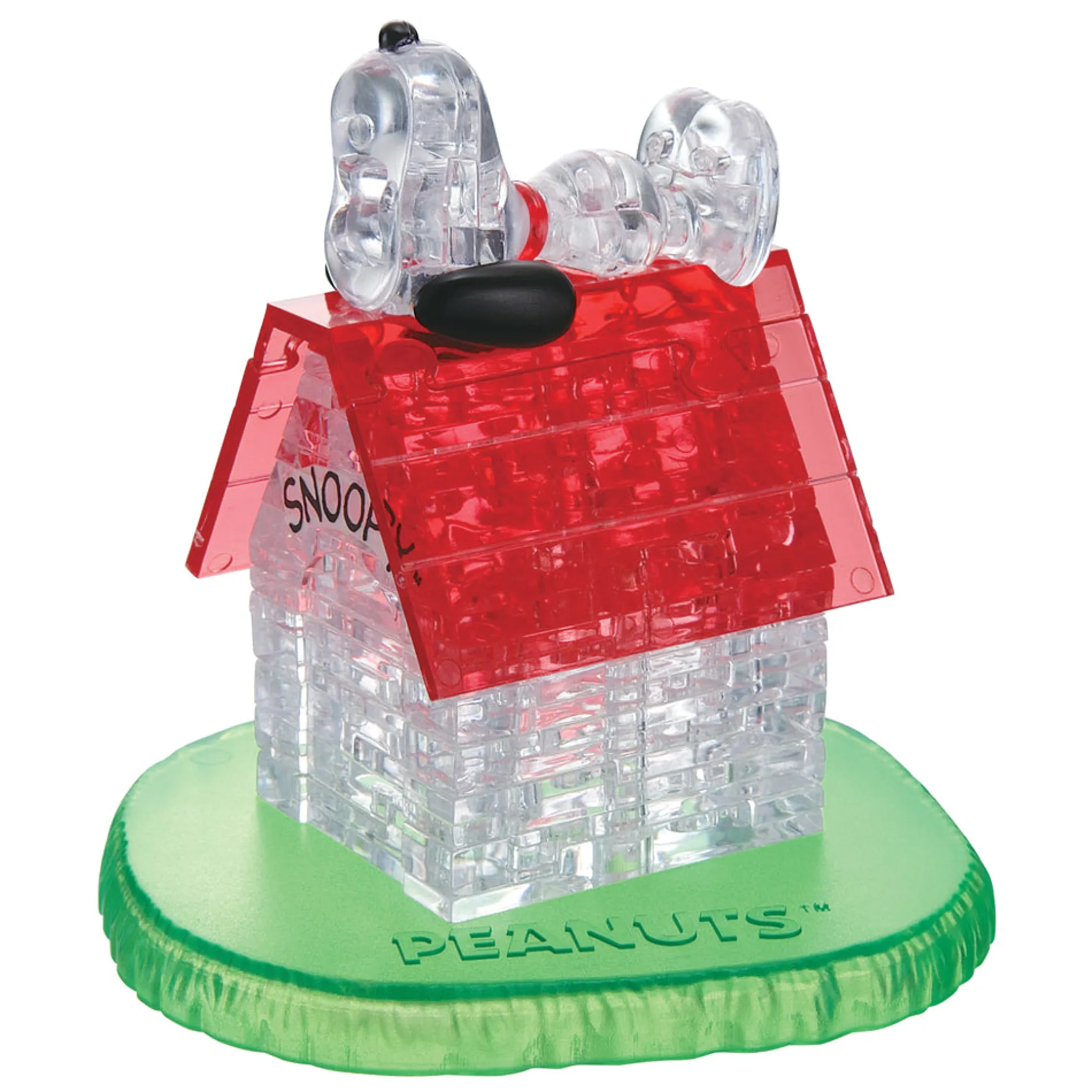 BePuzzled Peanuts Snoopy House 3D Crystal Puzzle - 50 pcs