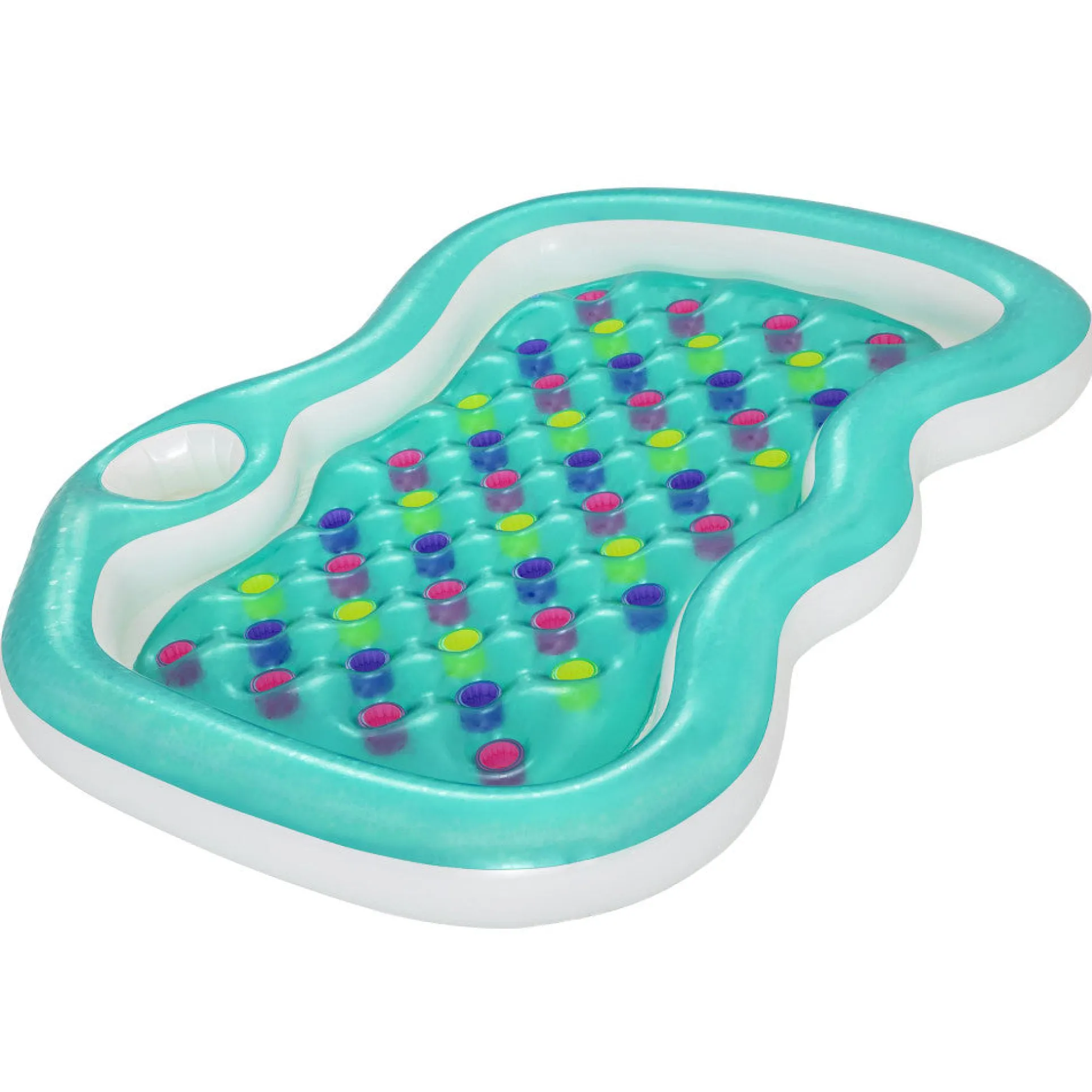 Bestway H2OGO! Double Designer Pool Lounge - 7'4" x 68.5" - Inflatable Luxury Float