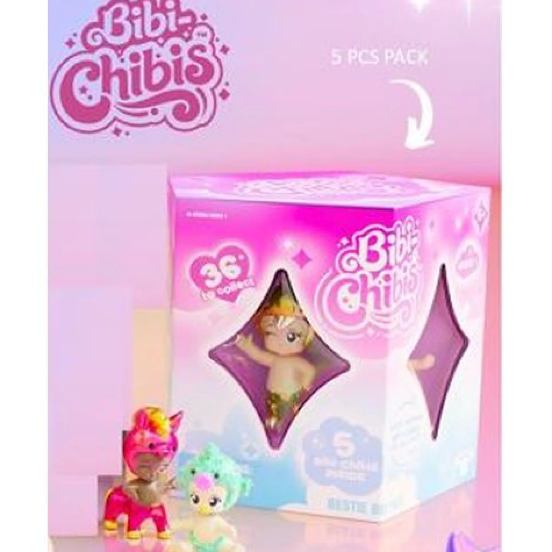 Bibi Chibis 5 Pack - Miniature Collectible Figures