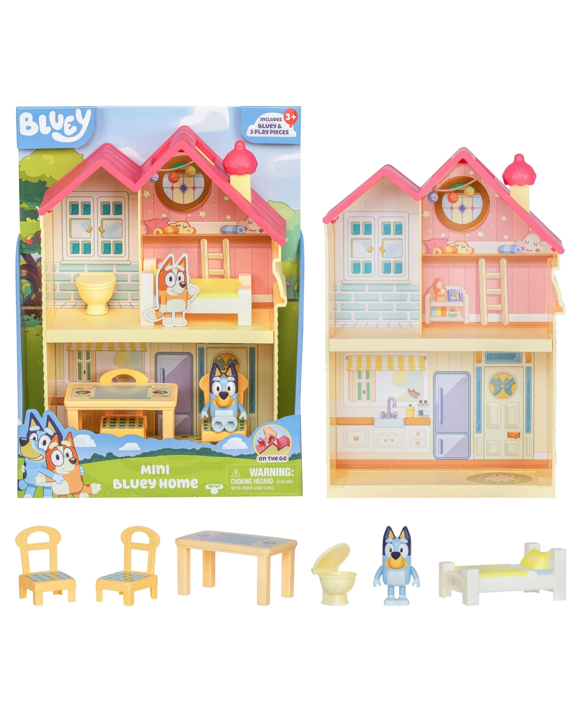 Bluey Mini Heeler Home Playset with Figures and Accessories