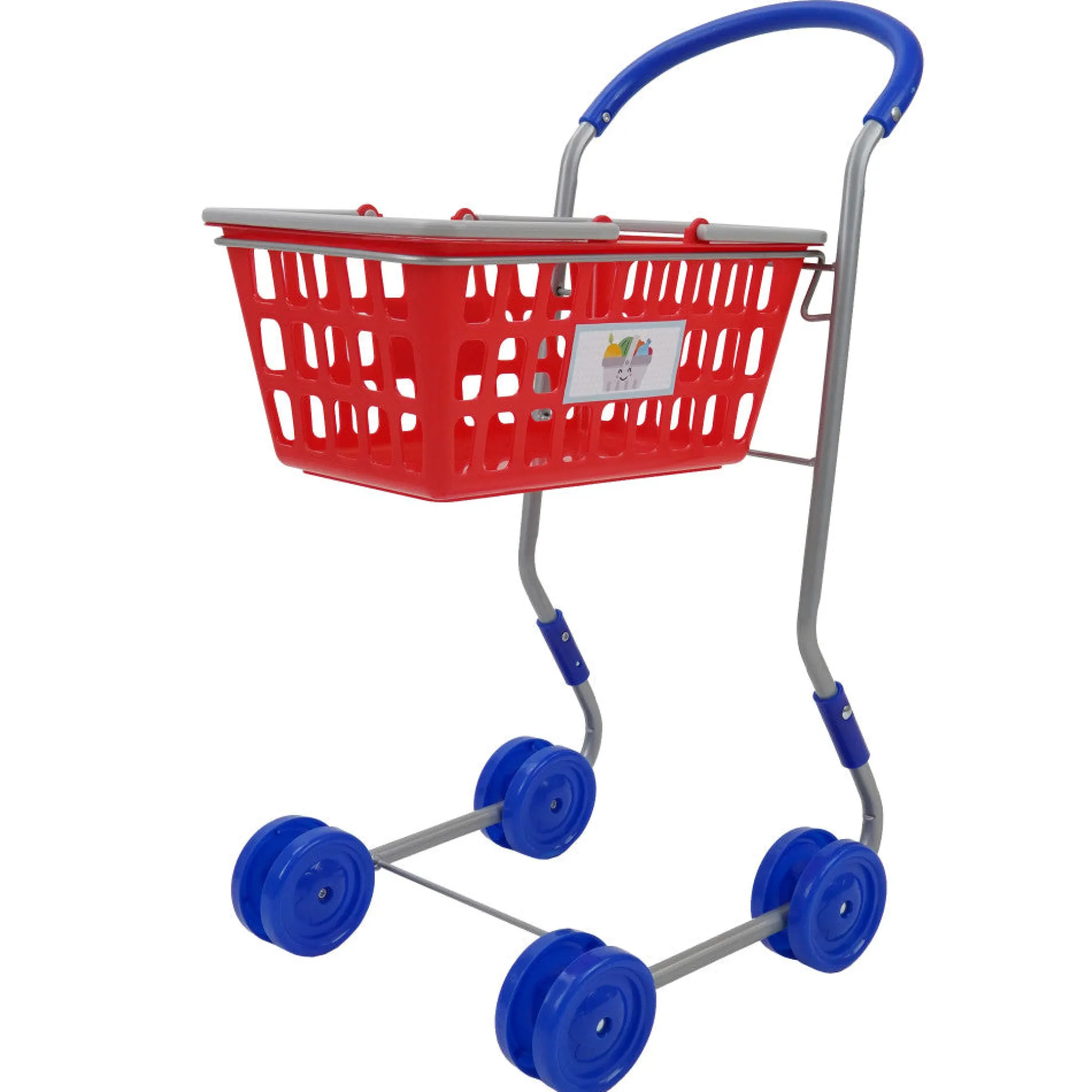 Dynamic 2-in-1 Red Shopping Cart - Imaginative Playset