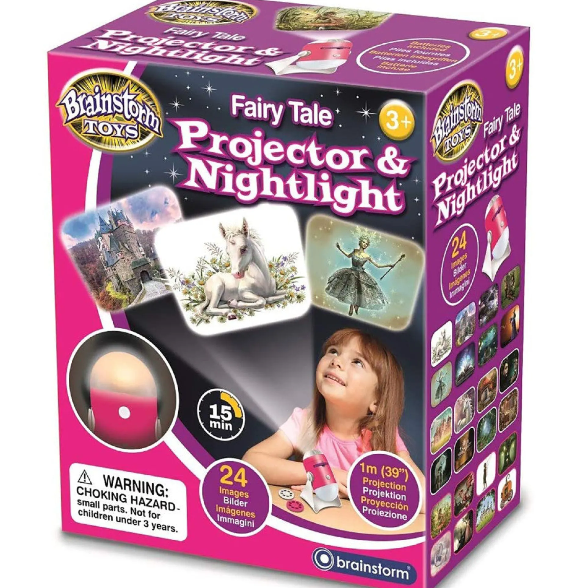 Brainstorm Toys Fairytale Flashlight and Nightlight - Enchanted Imagery Projector