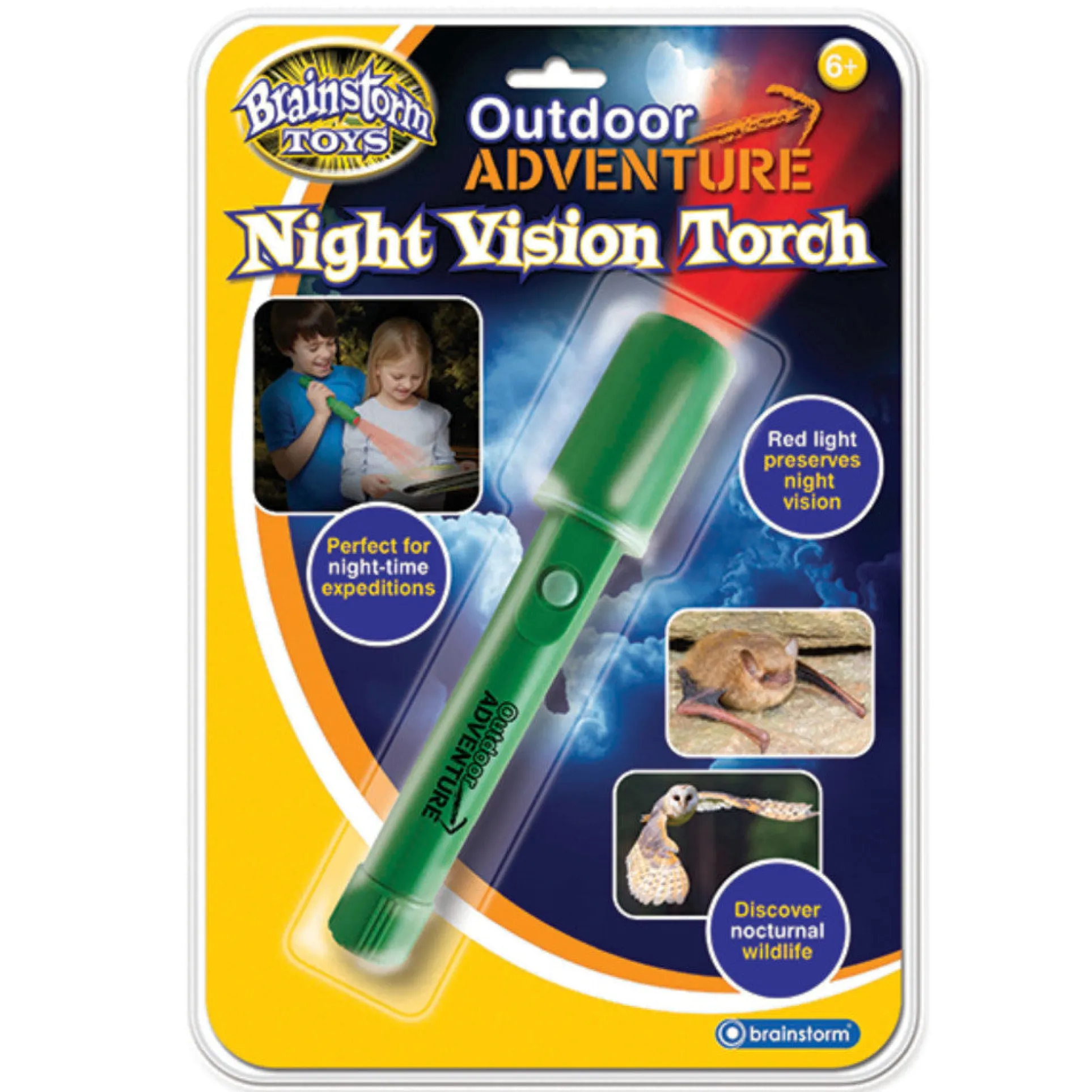 Brainstorm Toys Outdoor Adventure Night Vision Flashlight - Red LED