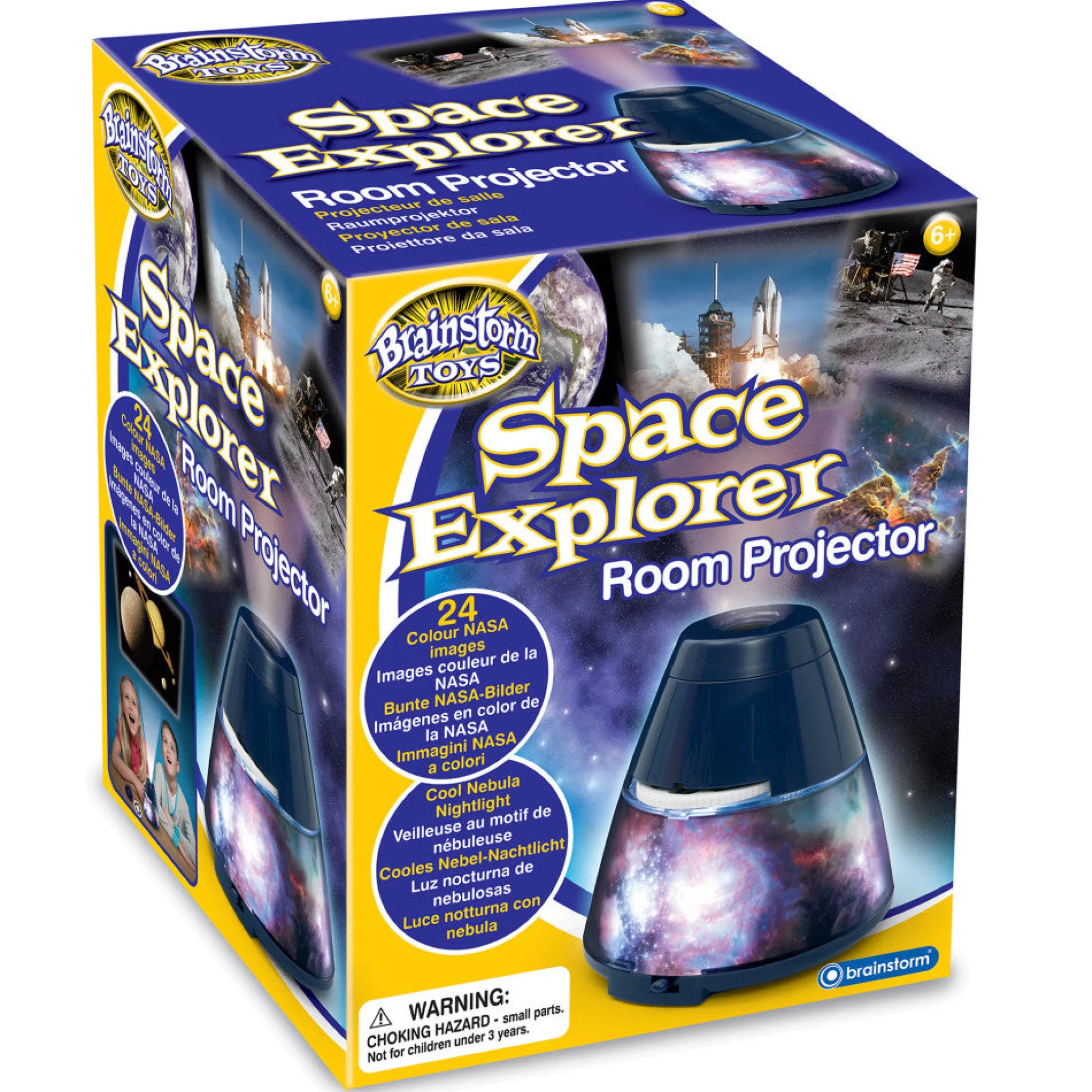 Brainstorm Toys Space Explorer Room Projector - NASA Images - Multi-Language
