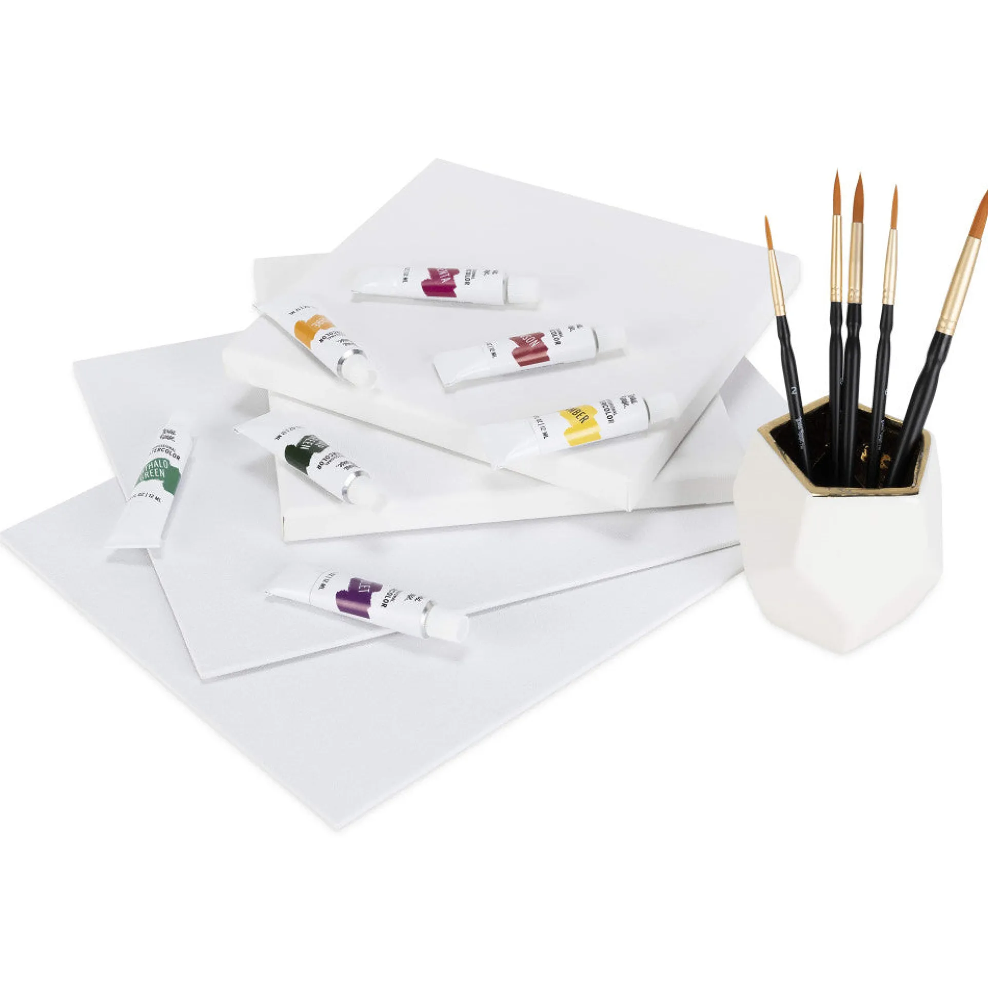 Brea Reese Professional Watercolor Set - Jewel Tones, 12 Vibrant Tubes