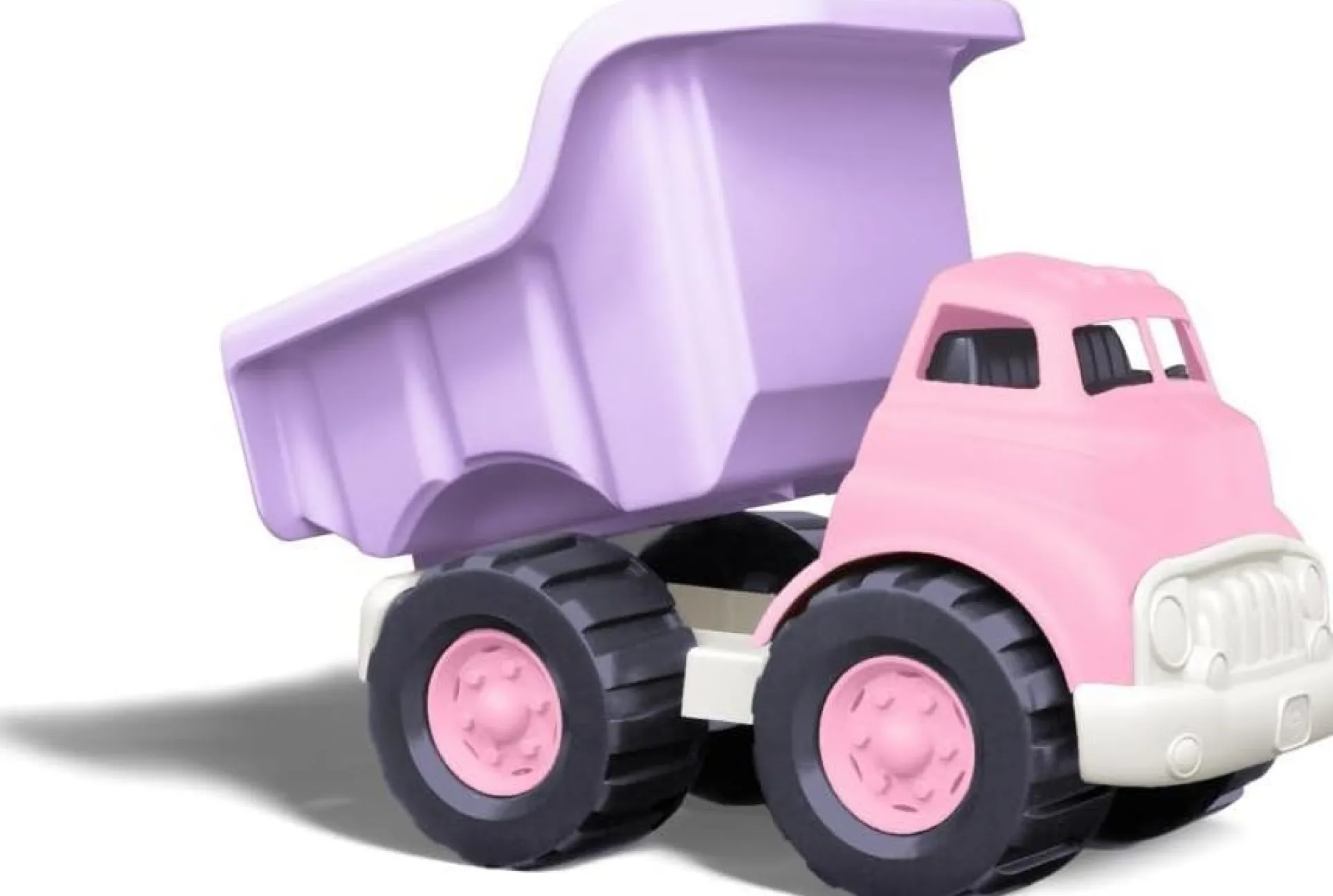 Green Toys Eco-Friendly Pink Dump Truck for Toddlers, Made from Recycled Plastic