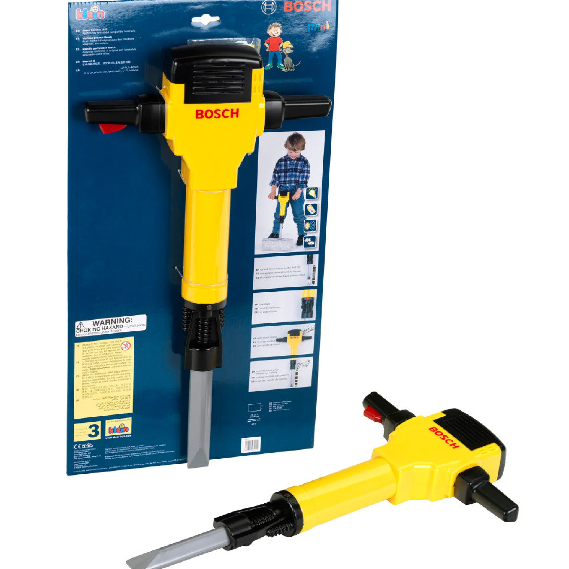 Bosch Mini Demolition Hammer Toy for Kids - Lights & Sounds