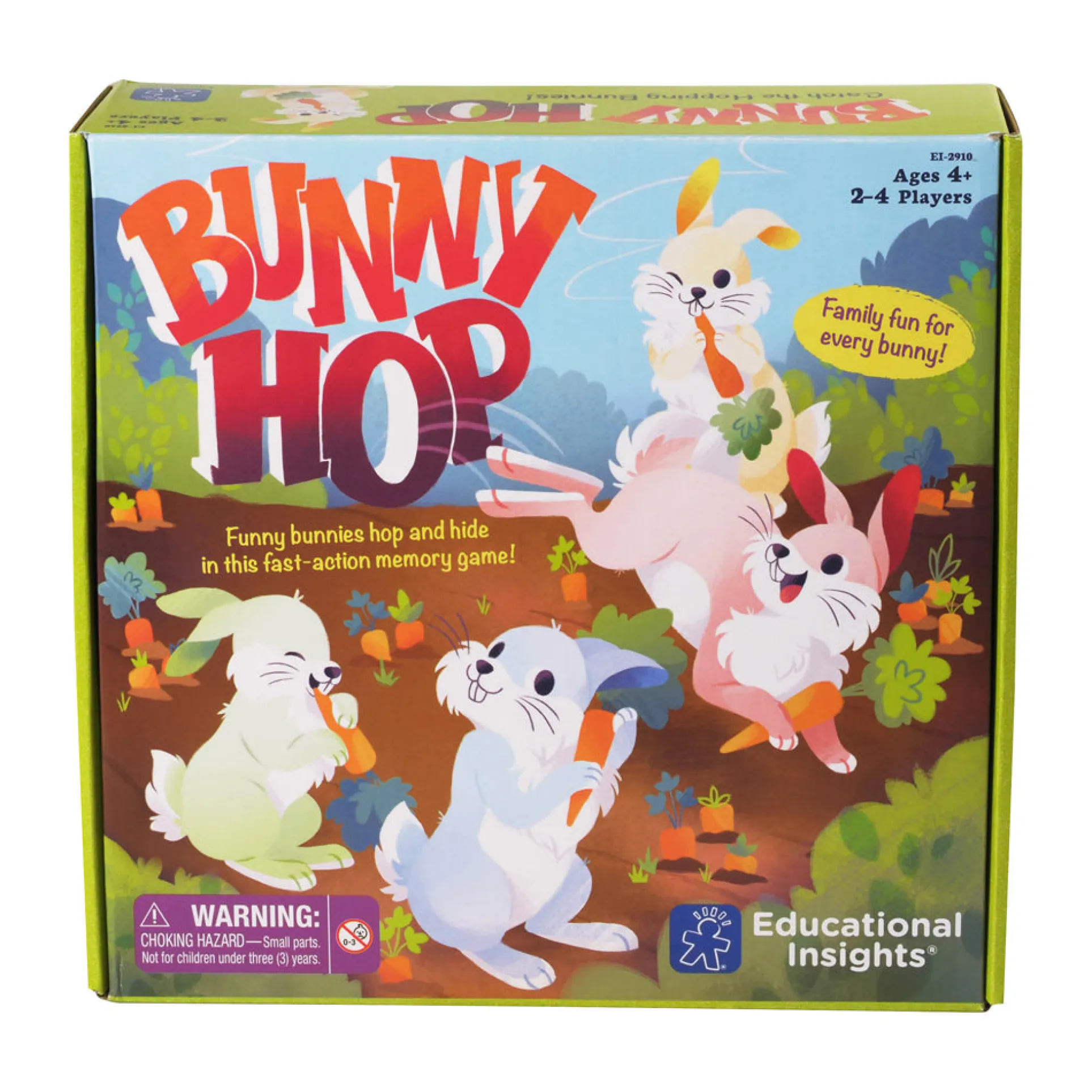 Bunny Hop Memory Strategy Board Game by Educational Insights