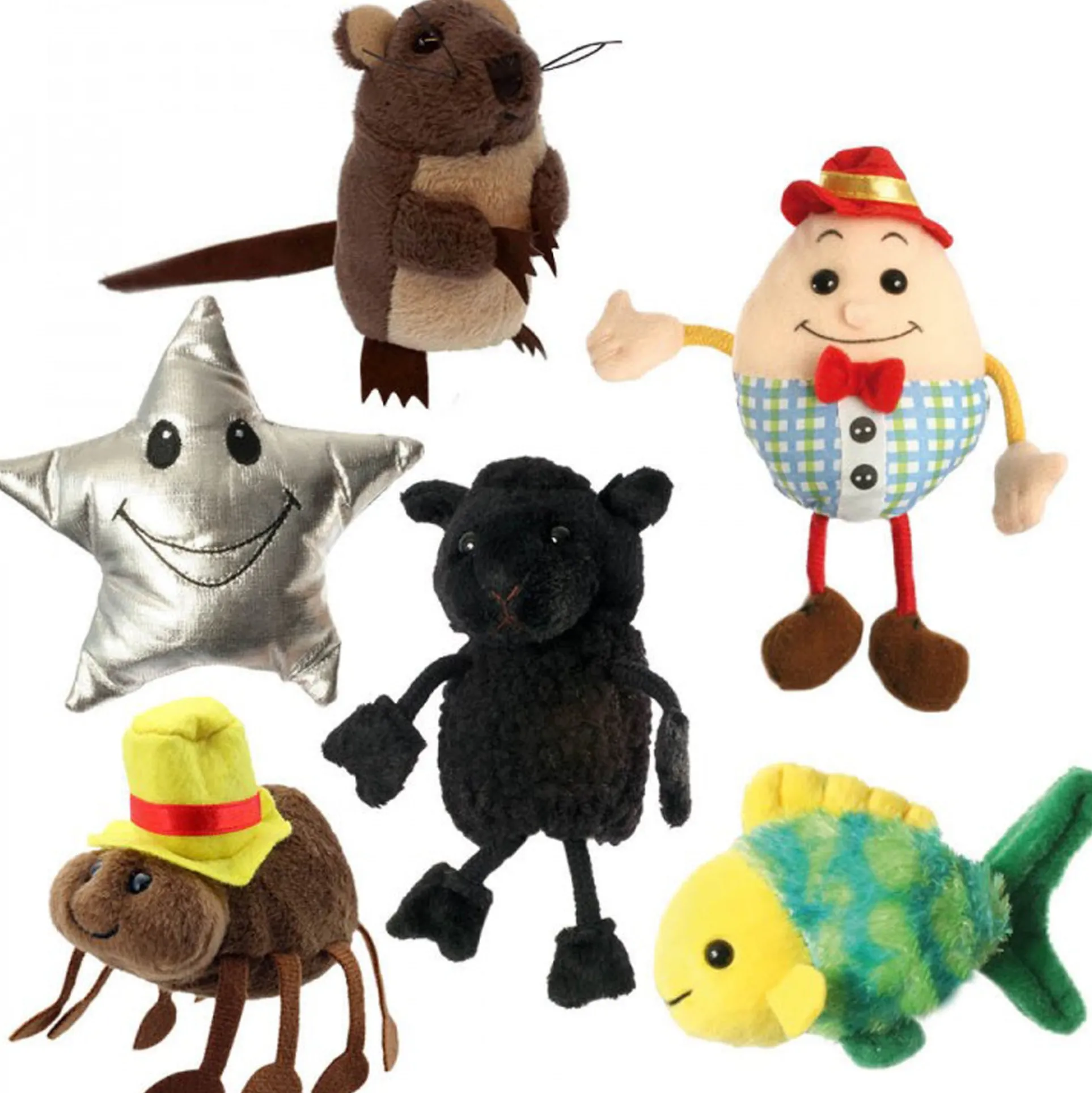 The Puppet Company Nursery Rhymes Finger Puppets - Set of 6