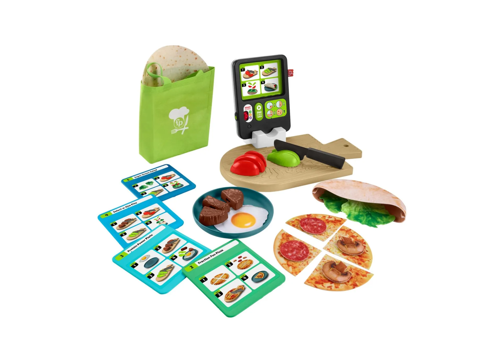 Fisher-Price Laugh & Learn Meal Kit Preschool Playset, 30-Piece