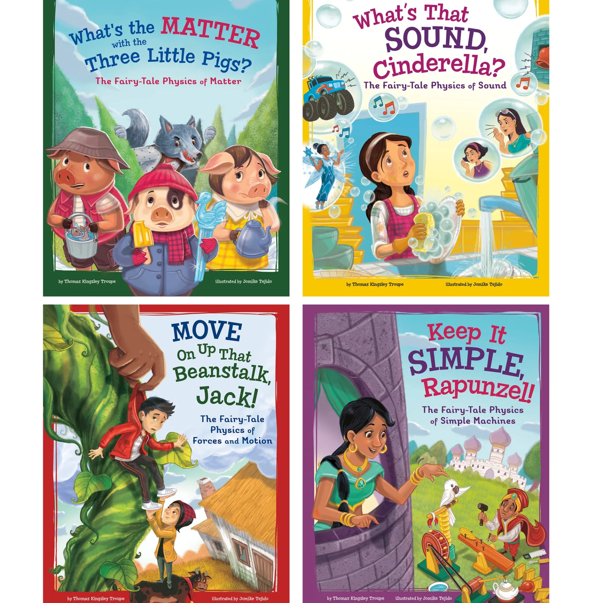 Capstone Publishing STEM-Twisted Fairy Tales 4 Book Set