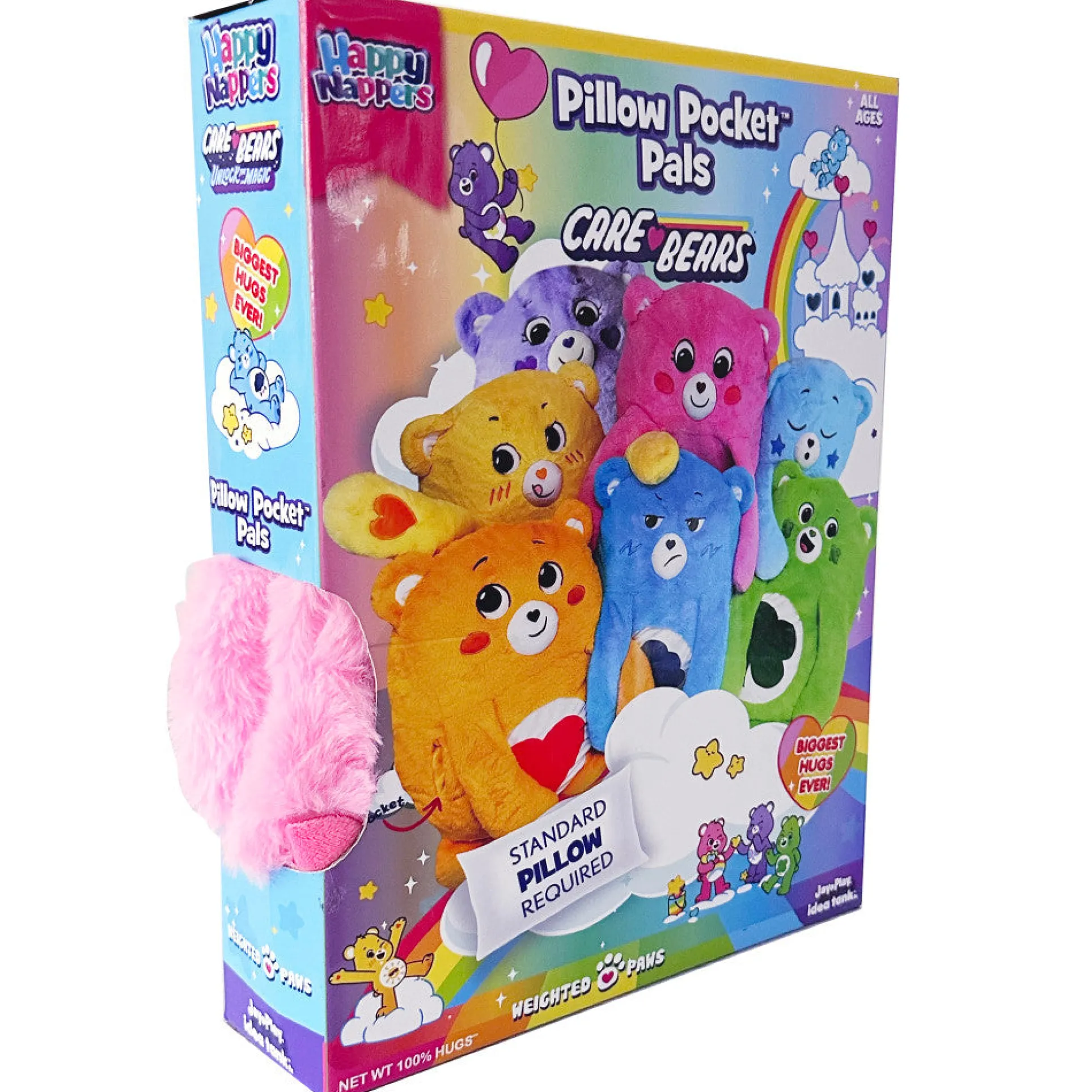 Care Bears Cheer Bear Happy Nappers Pillow Pals - Soft Plush