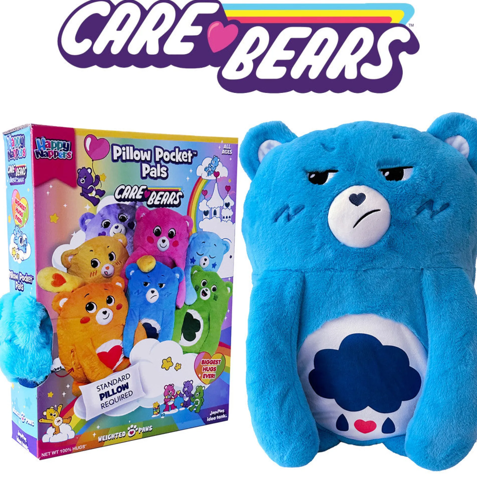 Care Bears Grumpy Bear Happy Nappers Pillow Pocket Pal