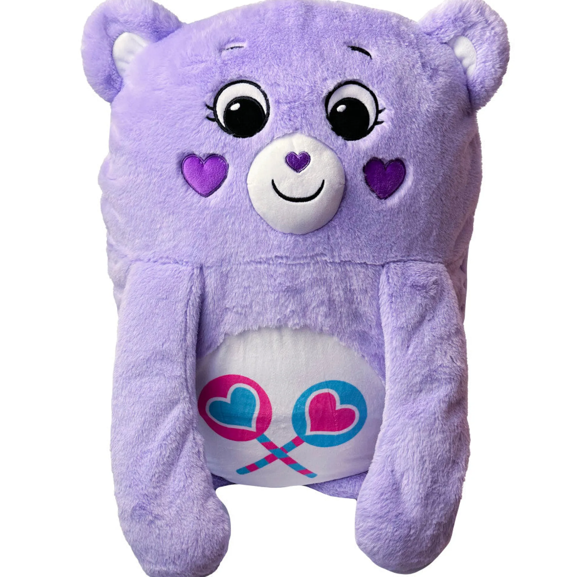 Care Bears Happy Nappers Share Bear Plush Pillow Pocket Pal