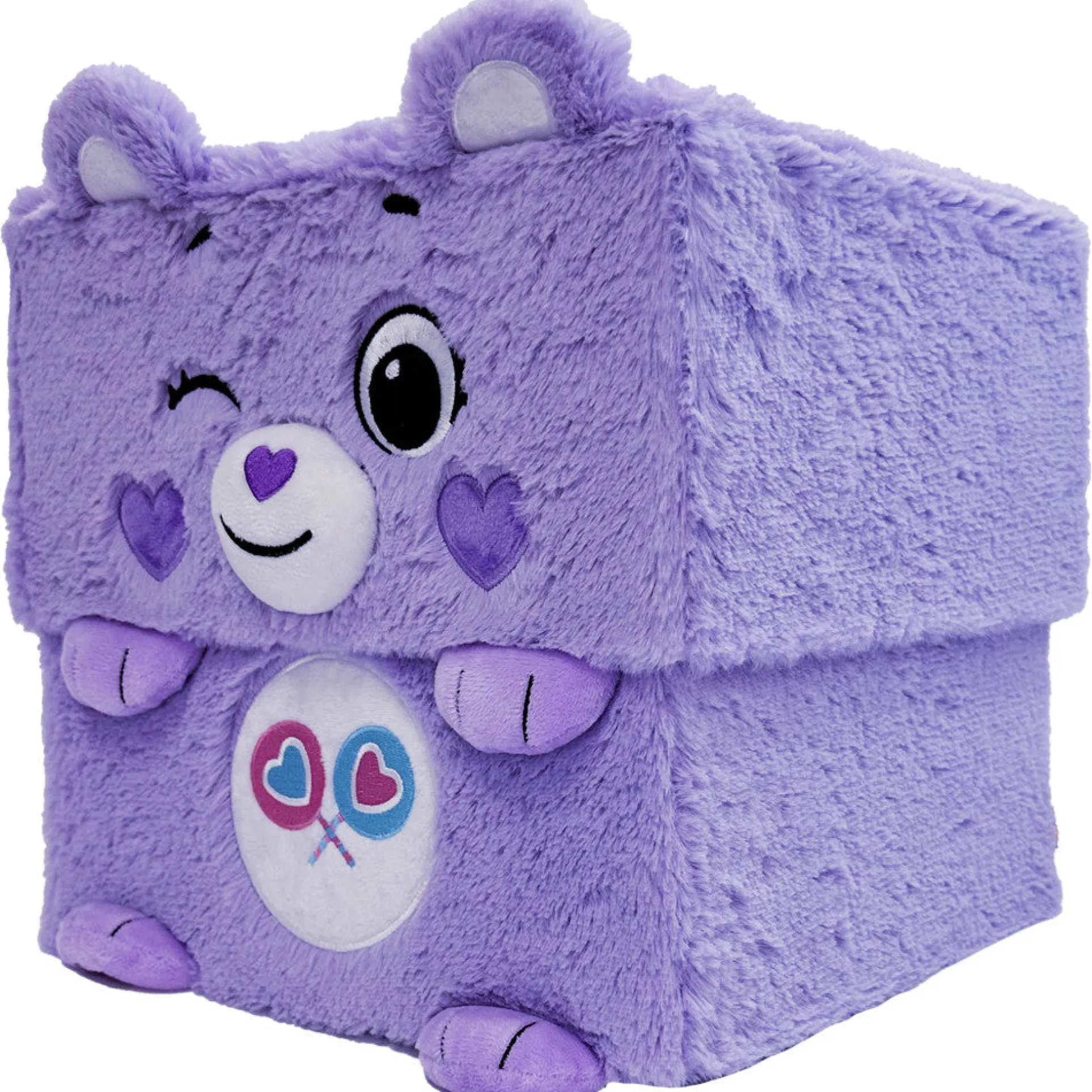 Care Bears Share Bear Purple Themed Storage Bin with Lid