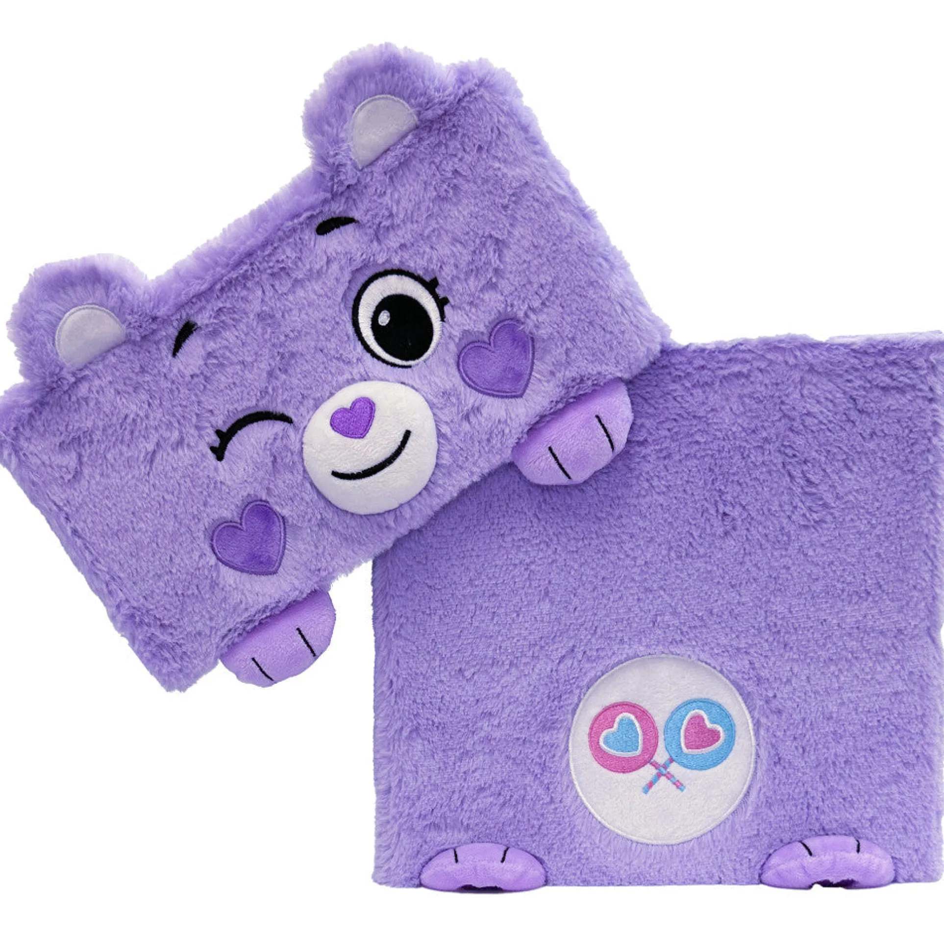 Care Bears Share Bear Purple Themed Storage Bin with Lid