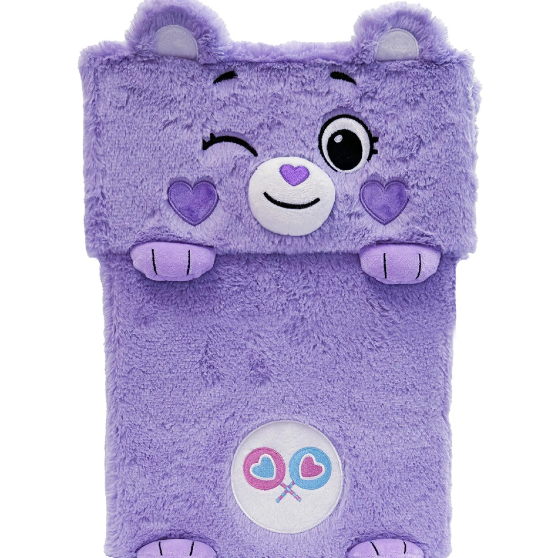 Care Bears Share Bear Purple Themed Storage Bin with Lid