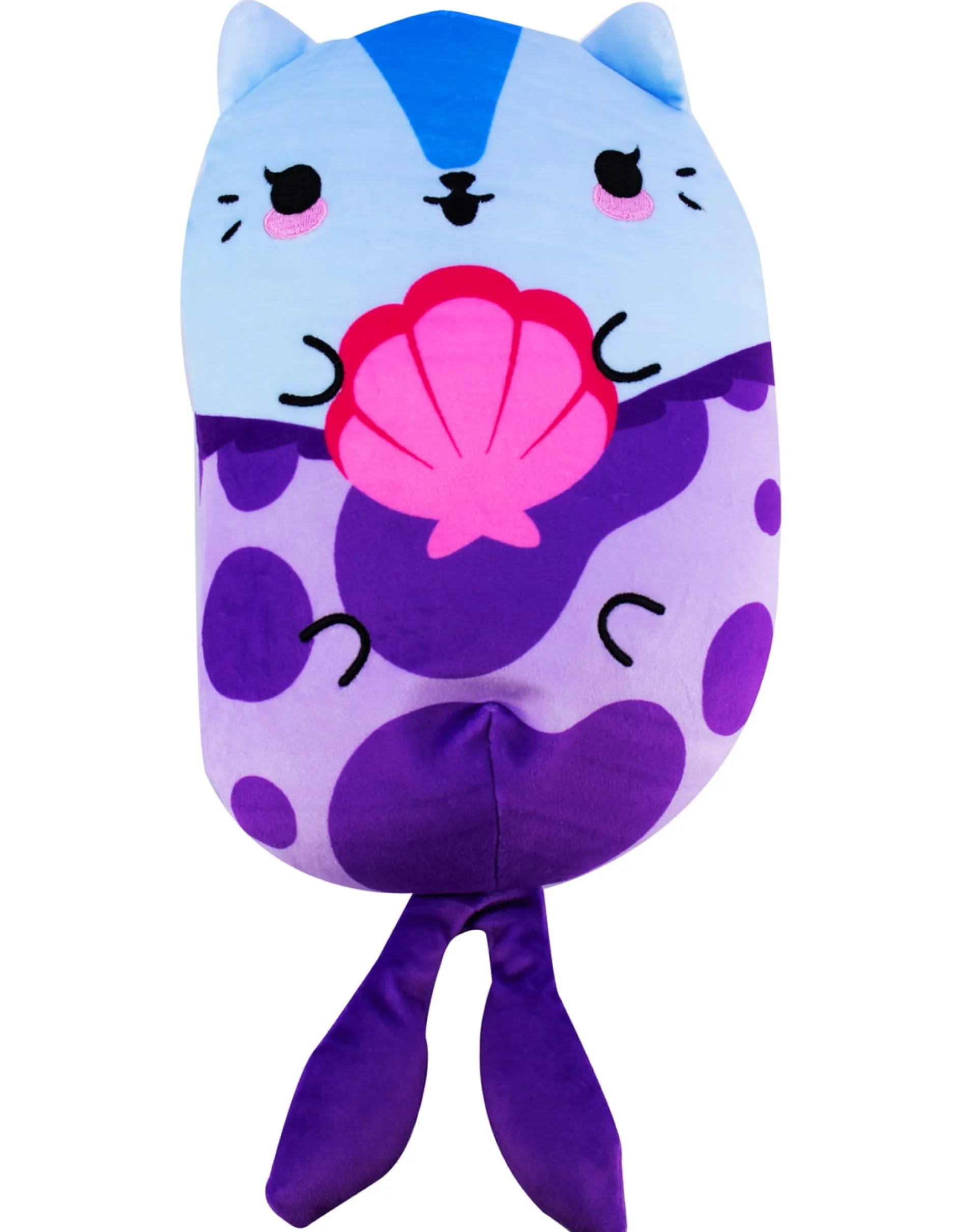 Cats vs Pickles Jumbo 8.6 inch Shelly the Seashell Cat Plush