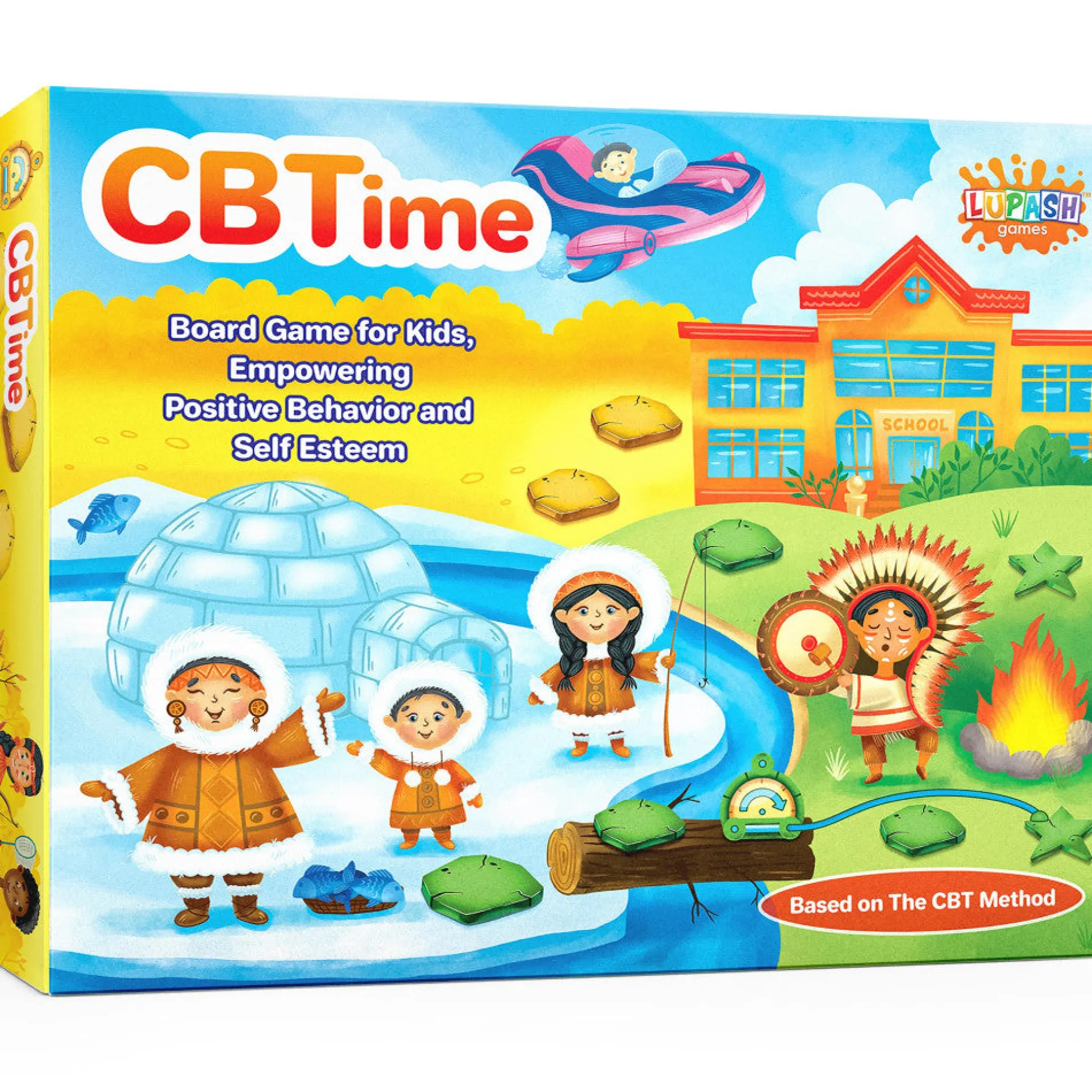 CBTime Cognitive Behavioral Therapy Board Game by Lupash Games, Ages 8+