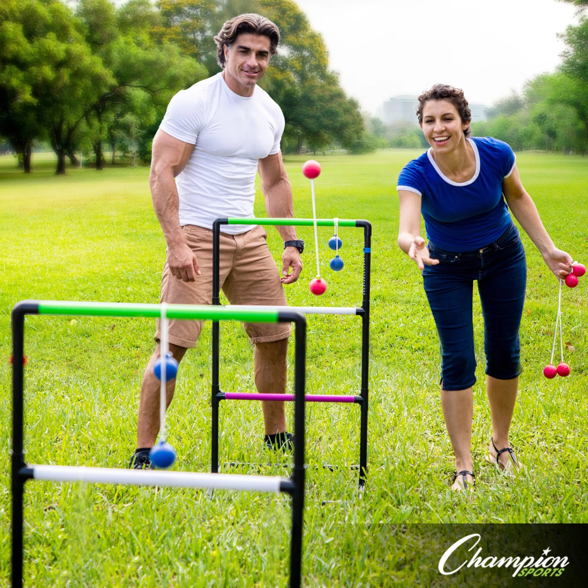 Champion Sports Ladder Ball Game Set - Outdoor Fun for All Ages