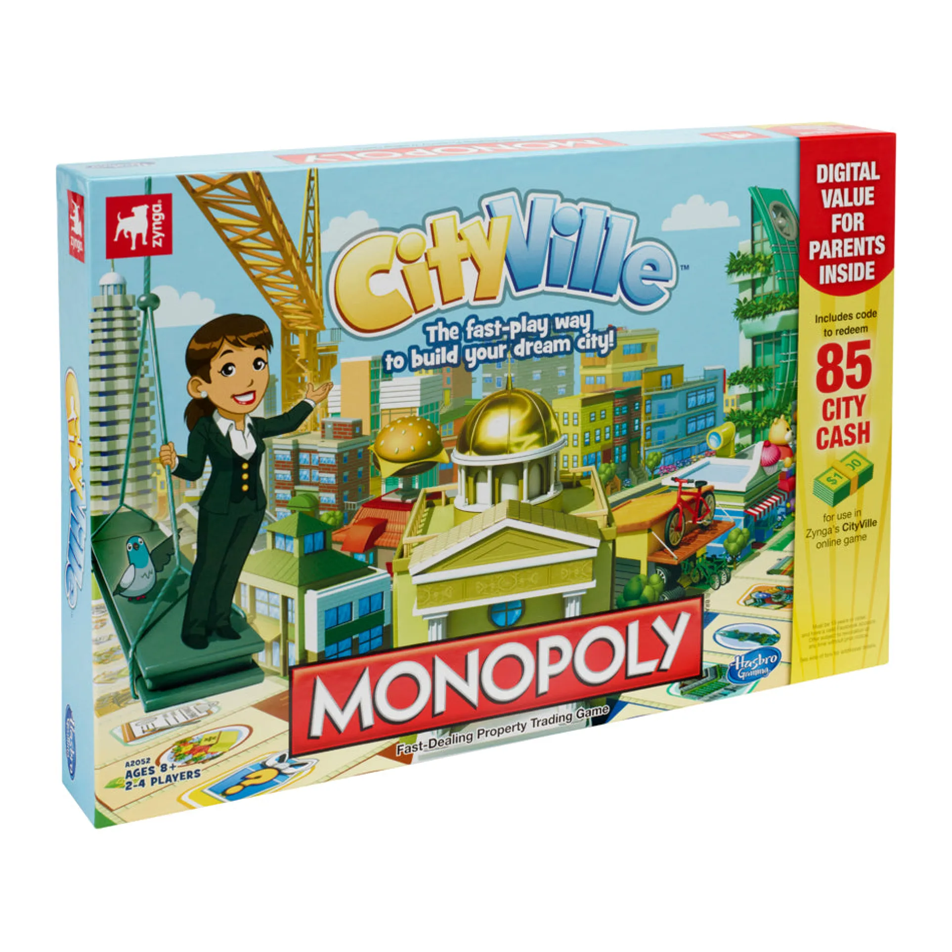 CityVille Monopoly Urban Development Board Game by Hasbro
