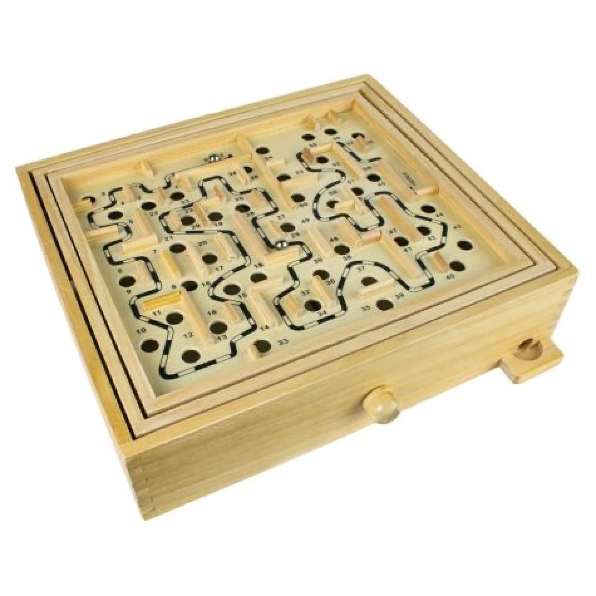 Classic Wooden Labyrinth Maze Skill Game