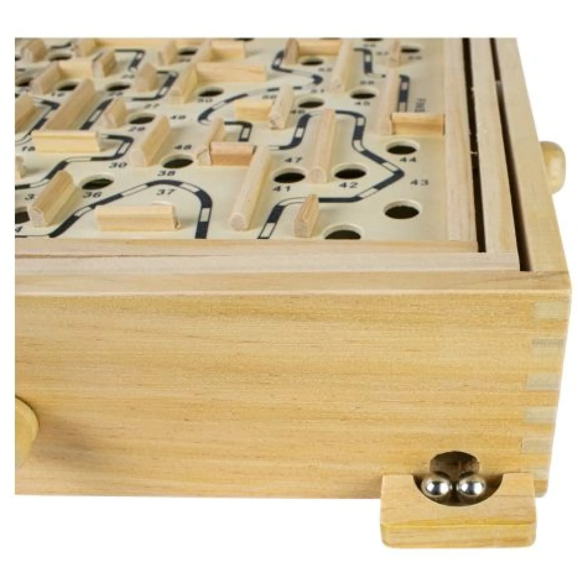 Classic Wooden Labyrinth Maze Skill Game