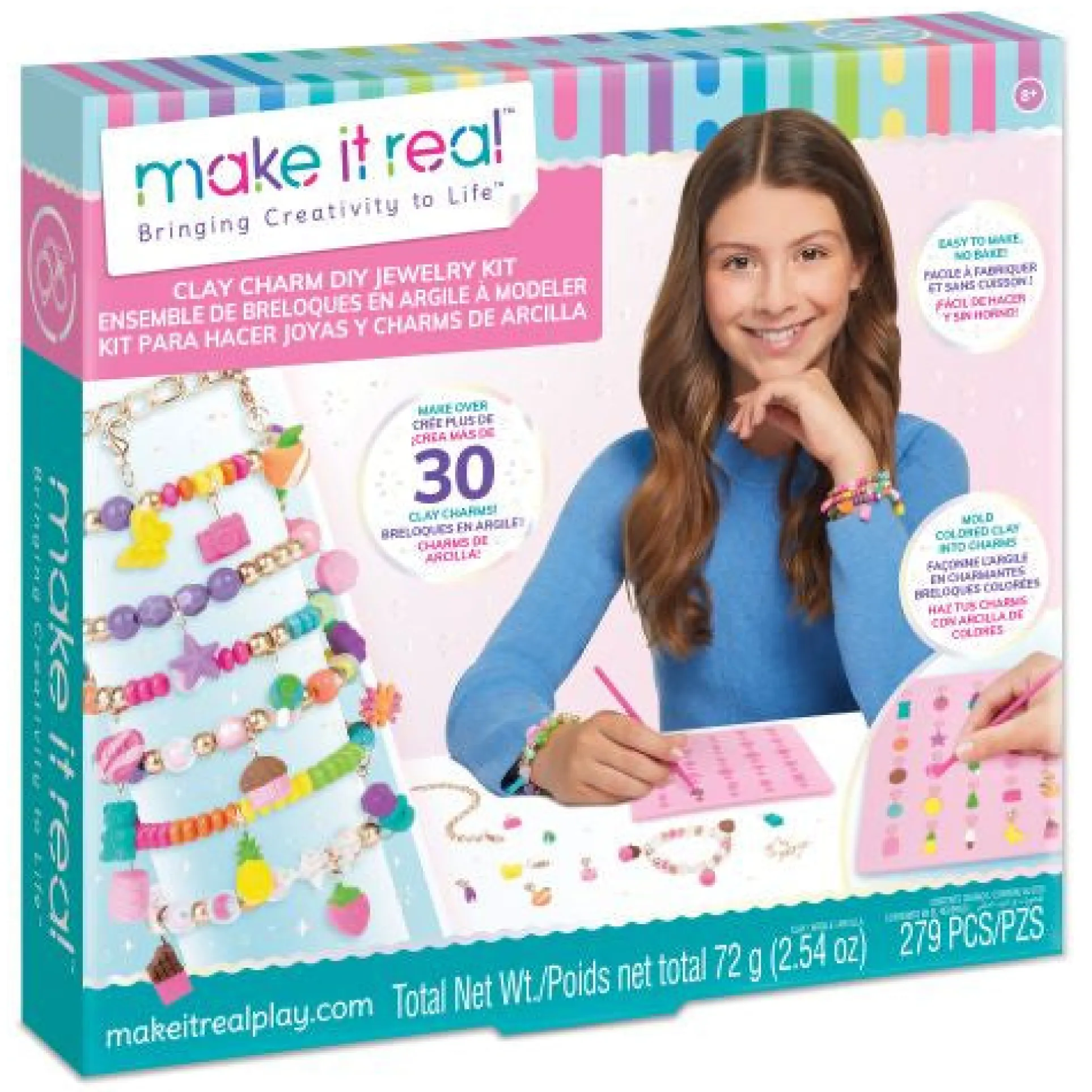 Clay Charm Factory Complete DIY Jewelry Making Kit