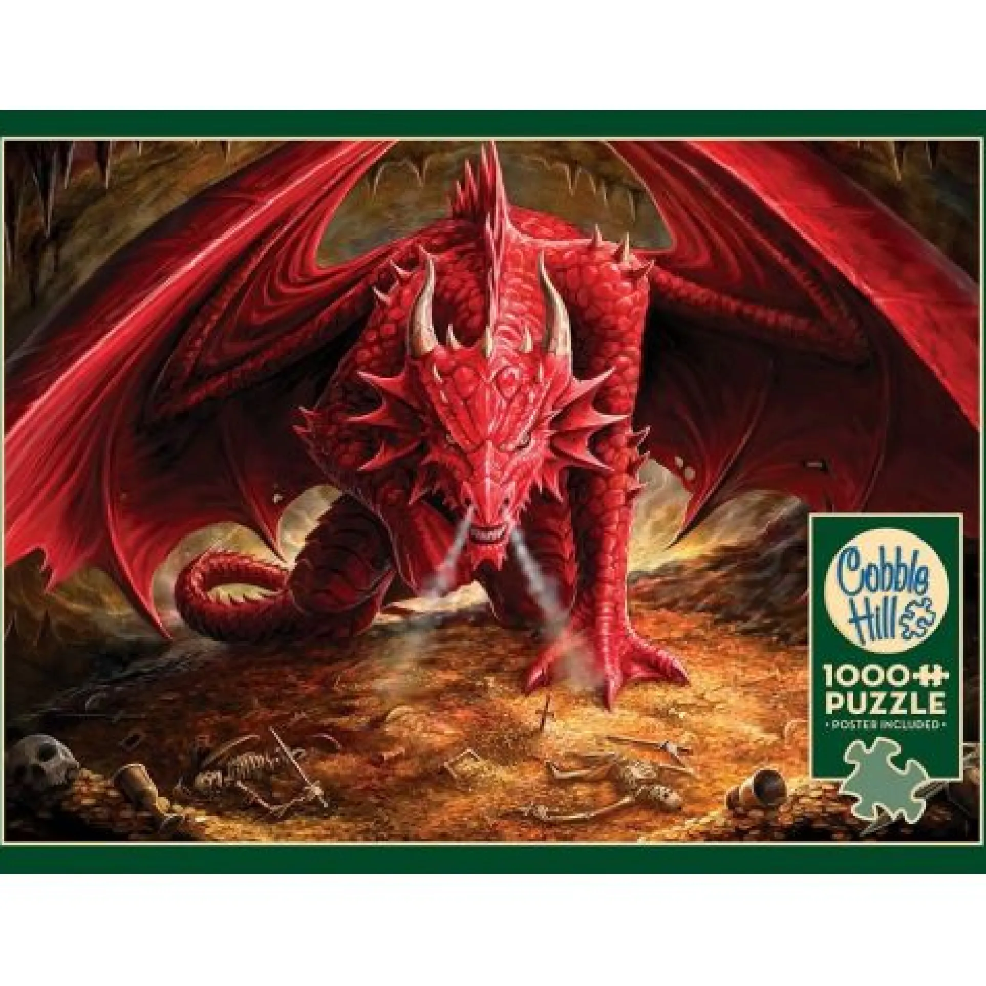 Cobble Hill Dragon's Lair Fantasy Jigsaw Puzzle - 1000 pc
