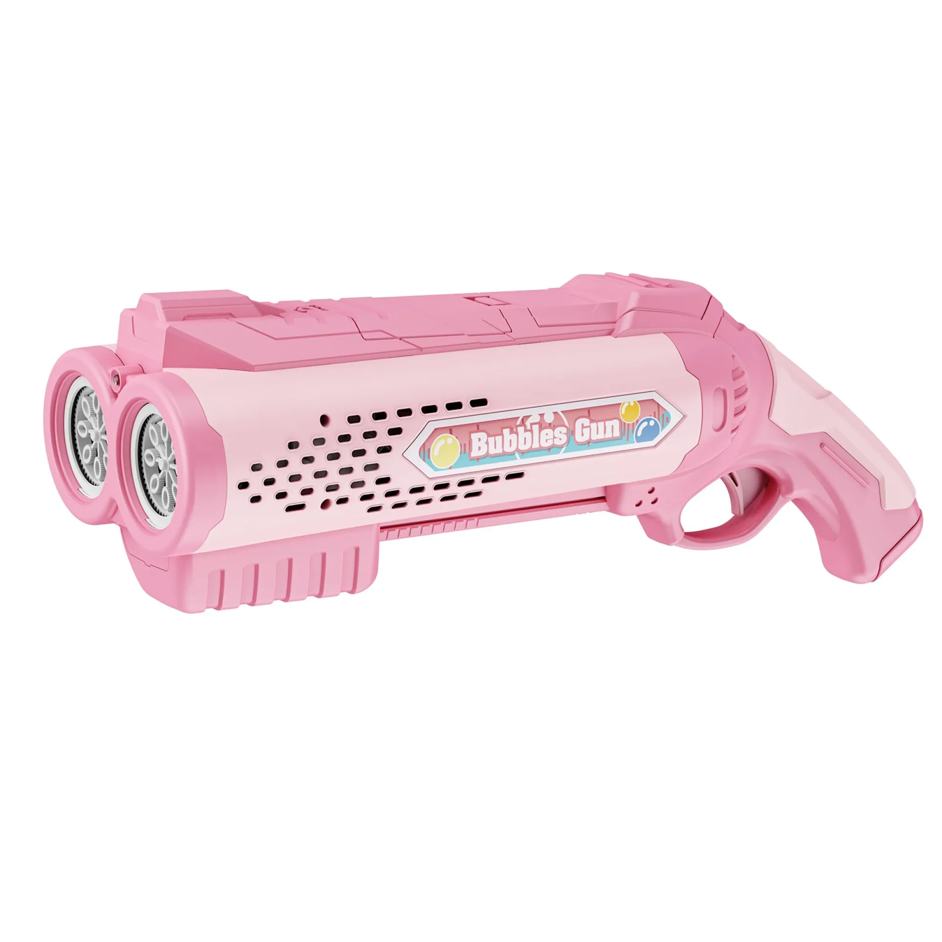 Contixo 16-Hole Pink Bubble Blaster with LED Lights - Automatic Bubble Maker for Kids