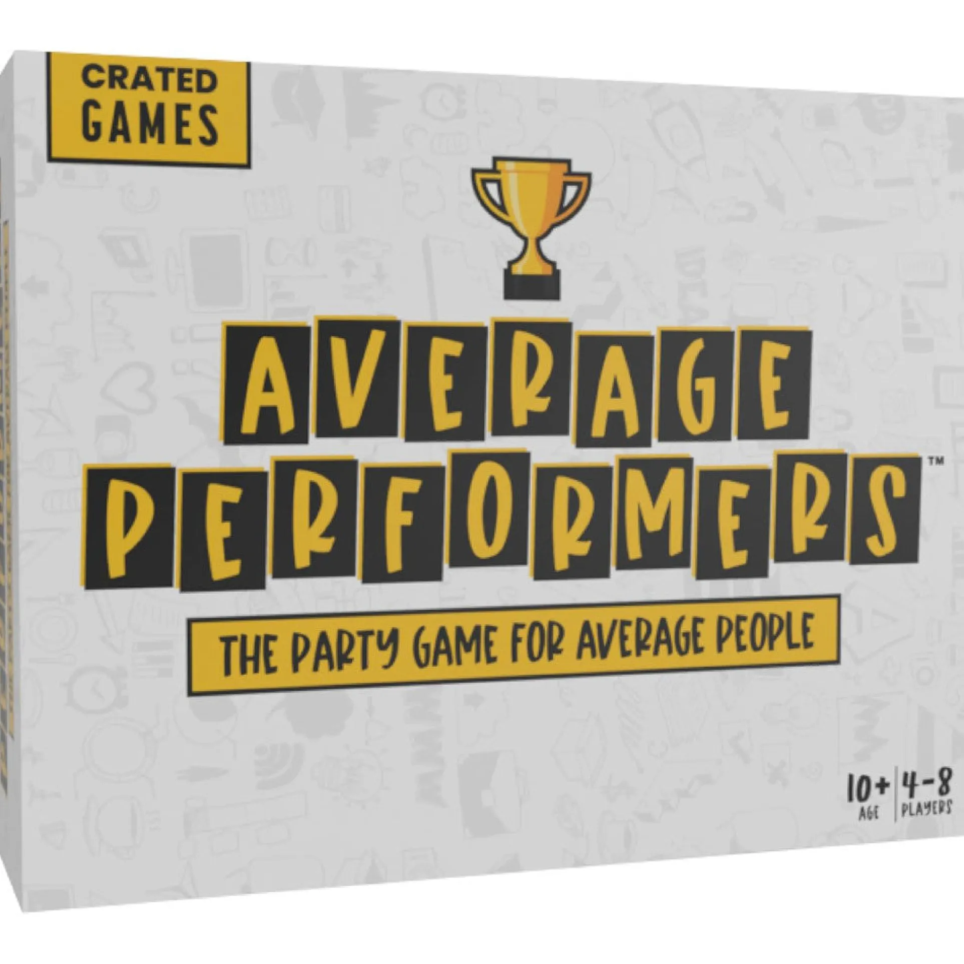 CratedWithLove Average Performers Family Party Game