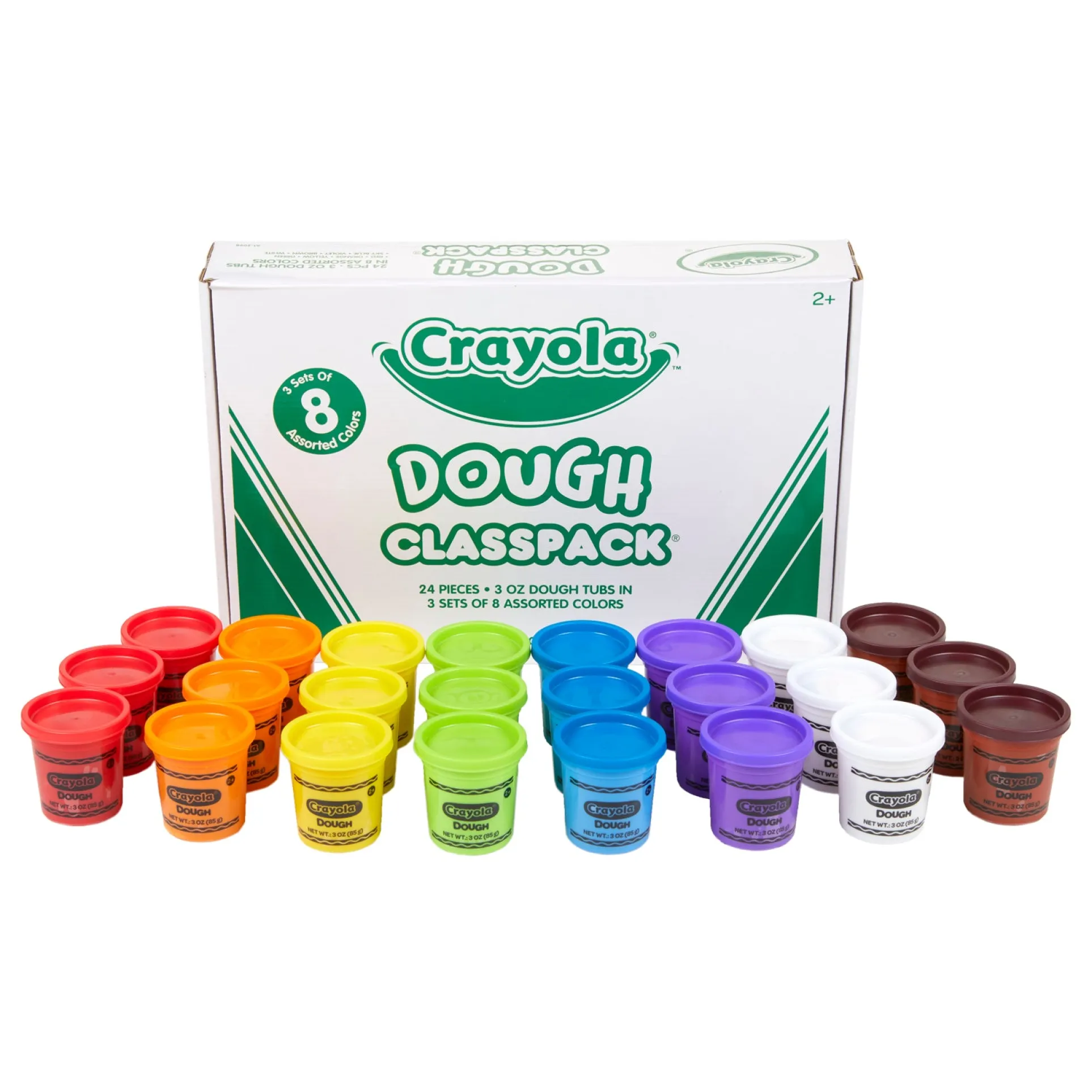 Crayola Classpack Assorted Colors Dough Set - 24 Count, 3 oz Tubs