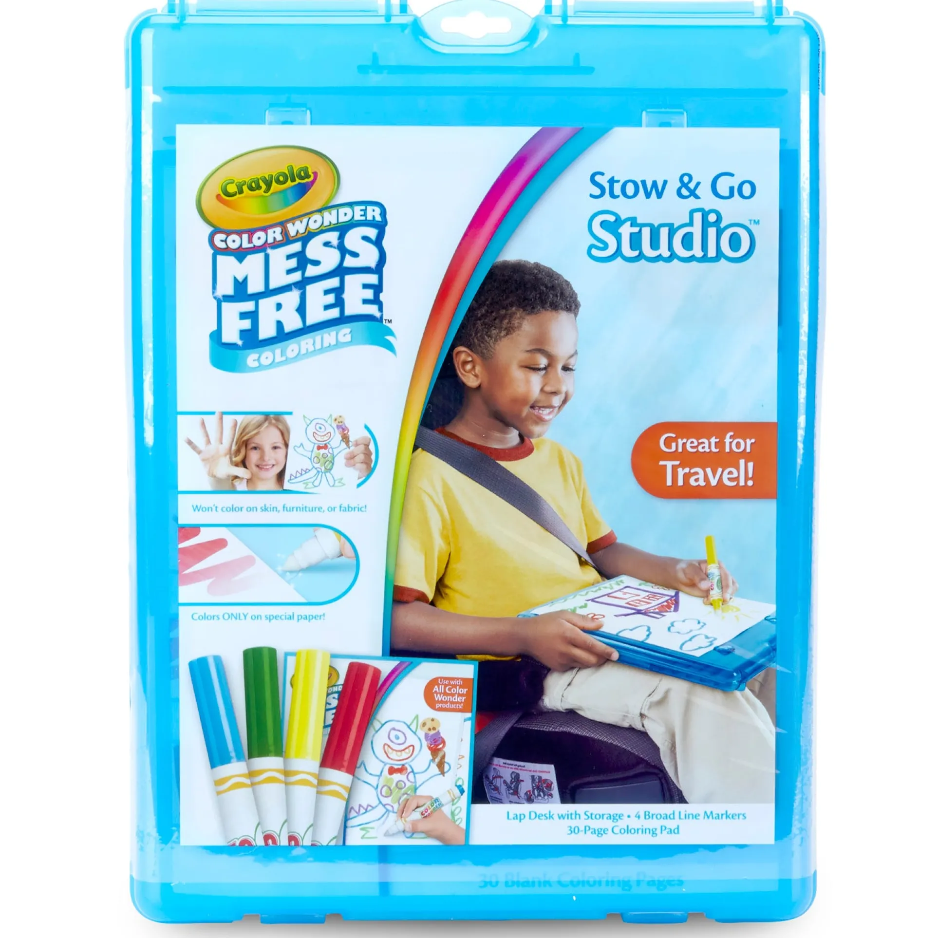 Crayola Color Wonder Mess Free Stow & Go Studio Travel Kit
