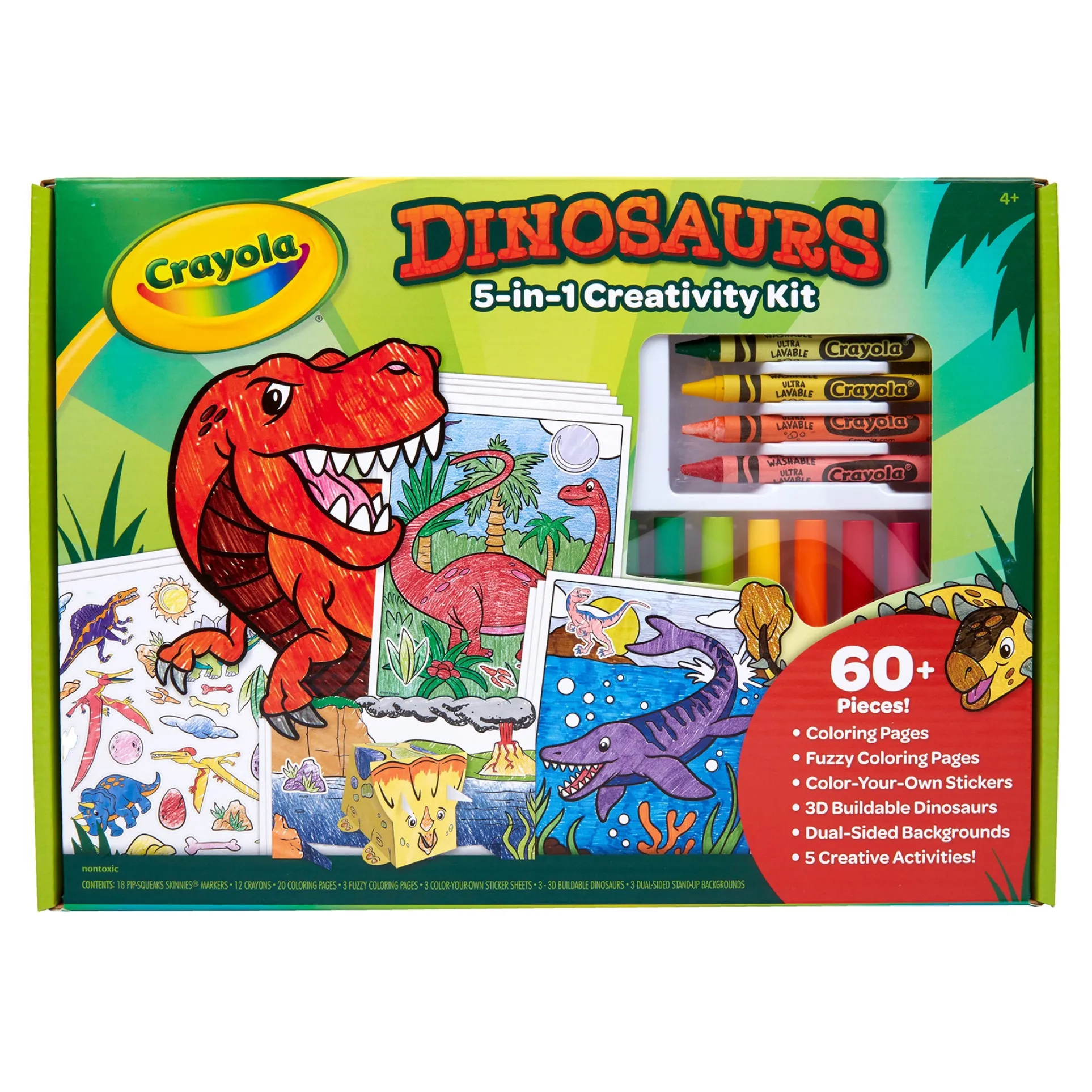 Crayola Dinosaur Adventure 5-in-1 Creativity Kit - Craft Set