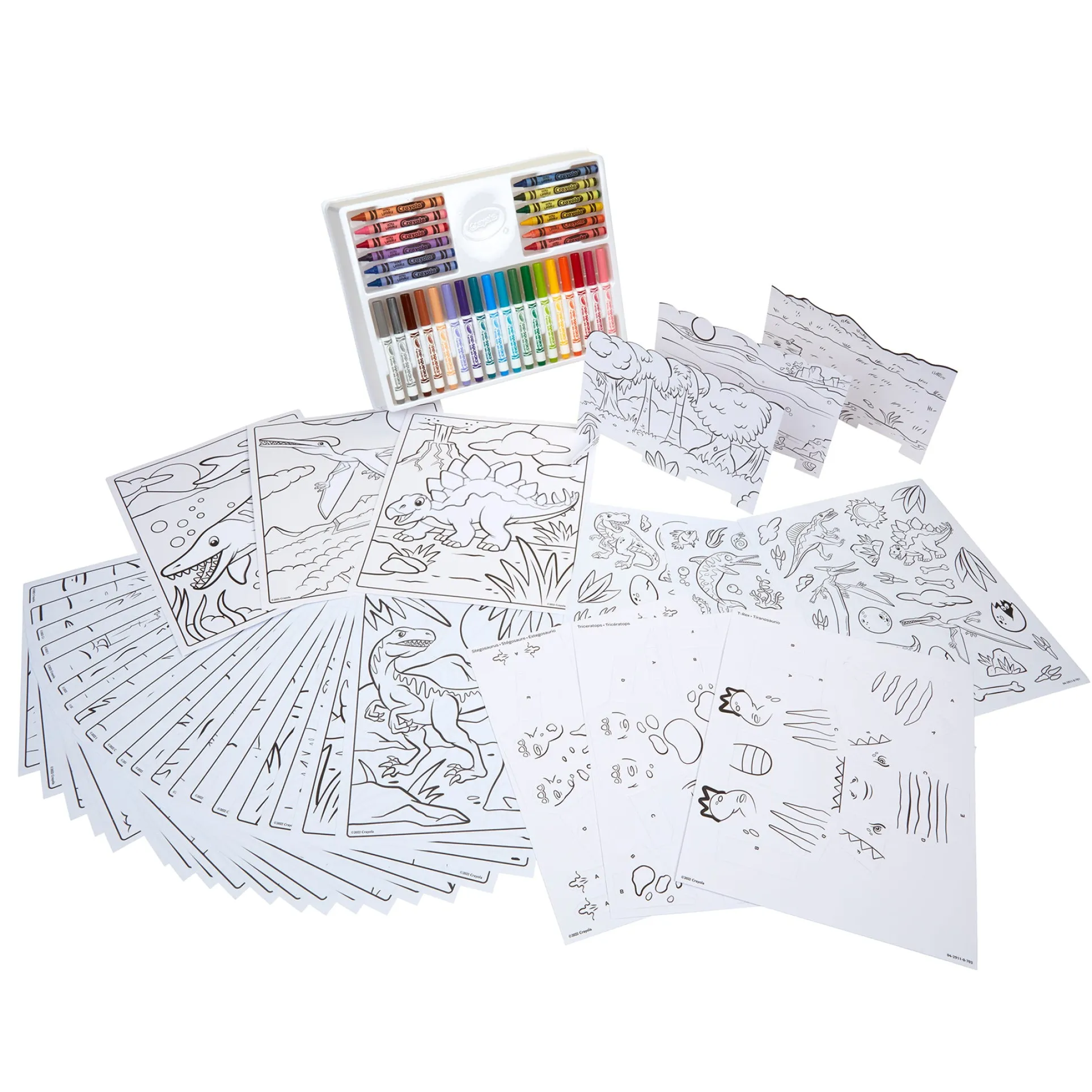 Crayola Dinosaur Adventure 5-in-1 Creativity Kit - Craft Set