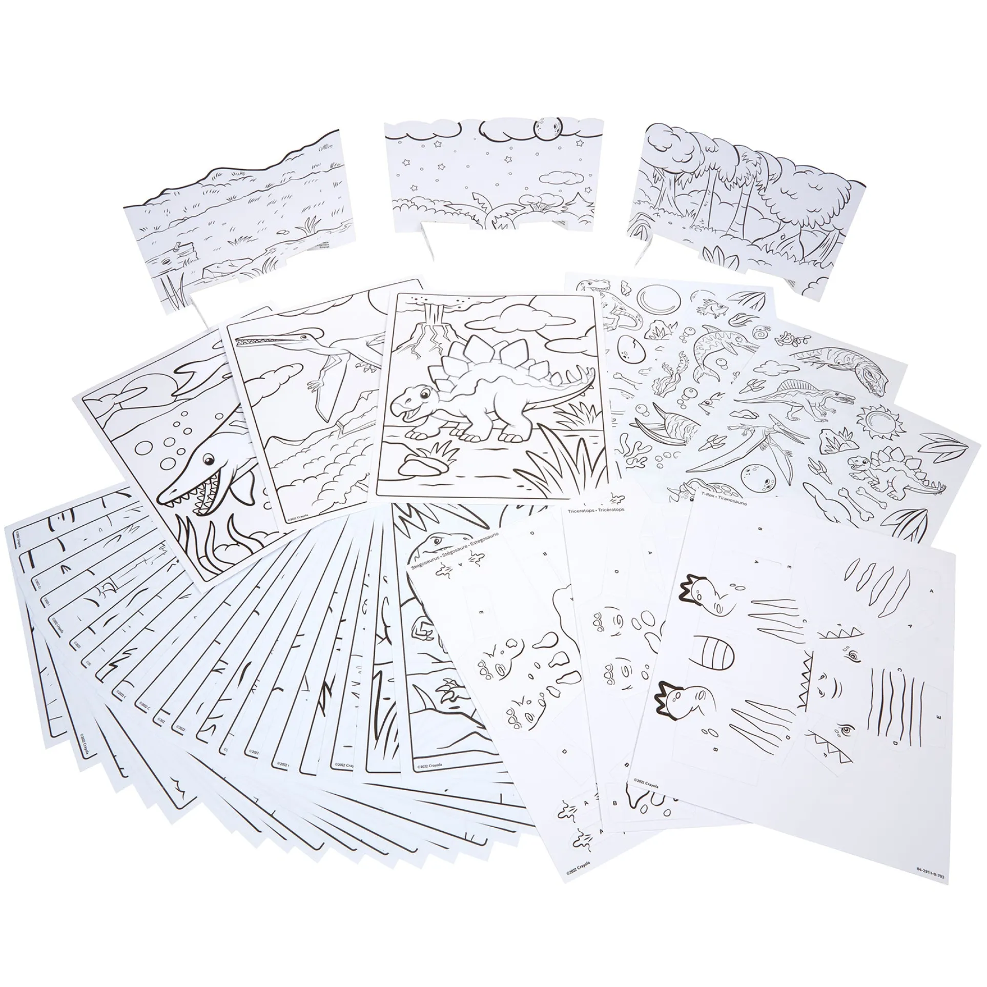 Crayola Dinosaur Adventure 5-in-1 Creativity Kit - Craft Set