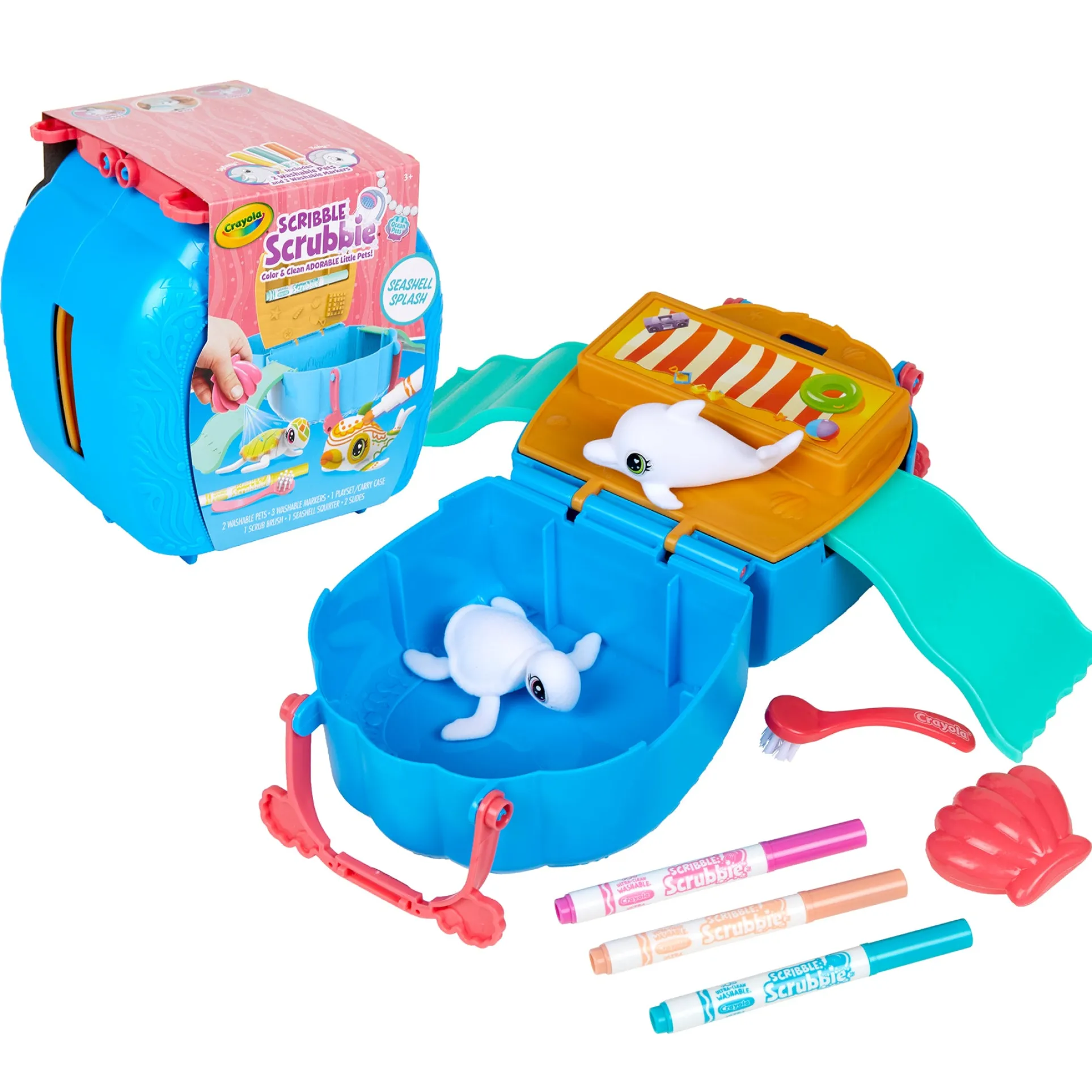 Crayola Scribble Scrubbie Ocean Pets Playset - Seashell Splash
