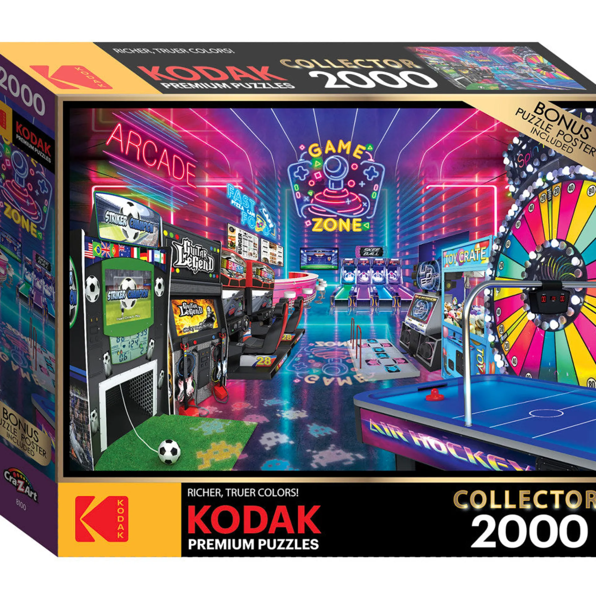 Cra-Z-Art RoseArt Kodak Collector Fun Zone Jigsaw Puzzle - 2000 pc