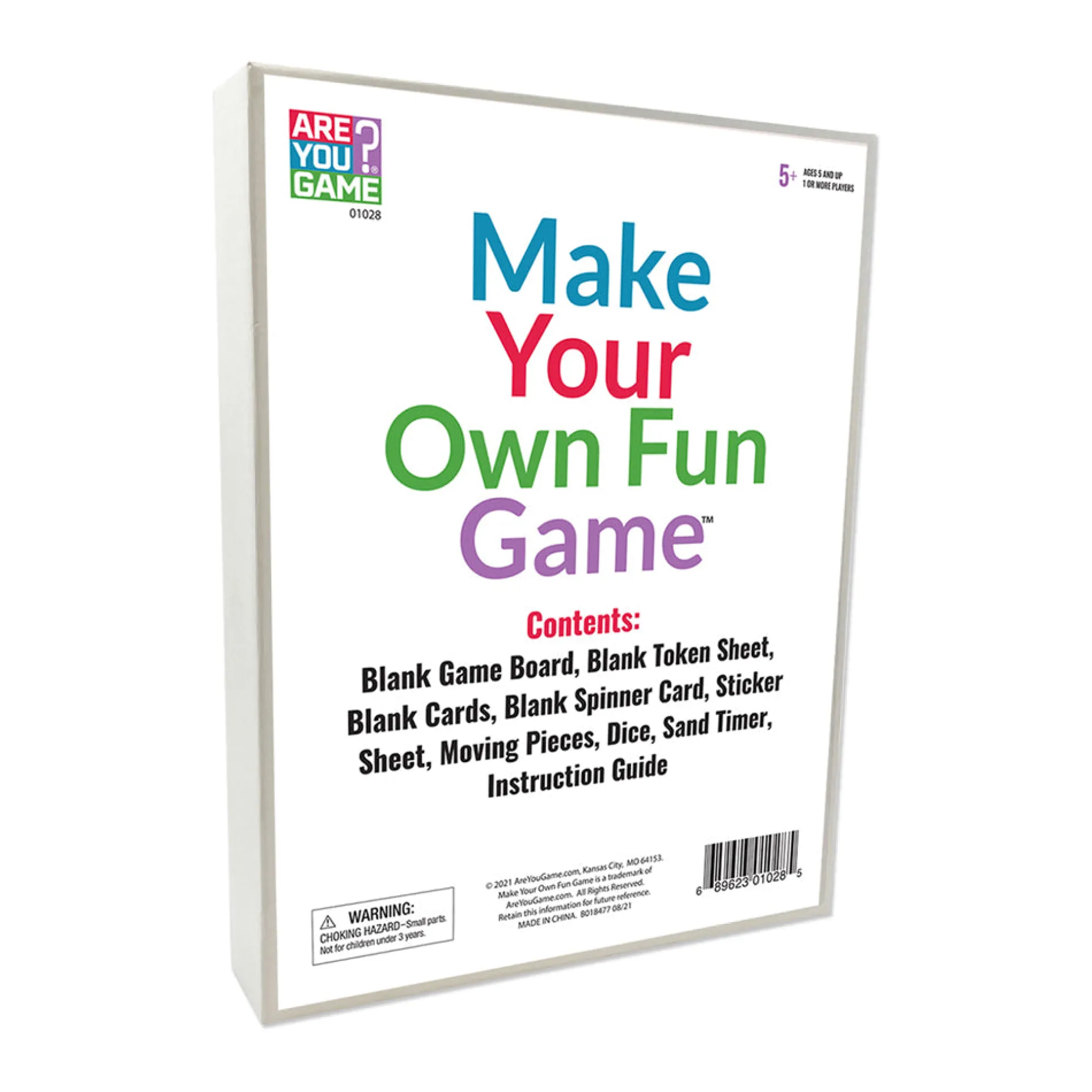 Create-A-Board Customizable Board Game Kit