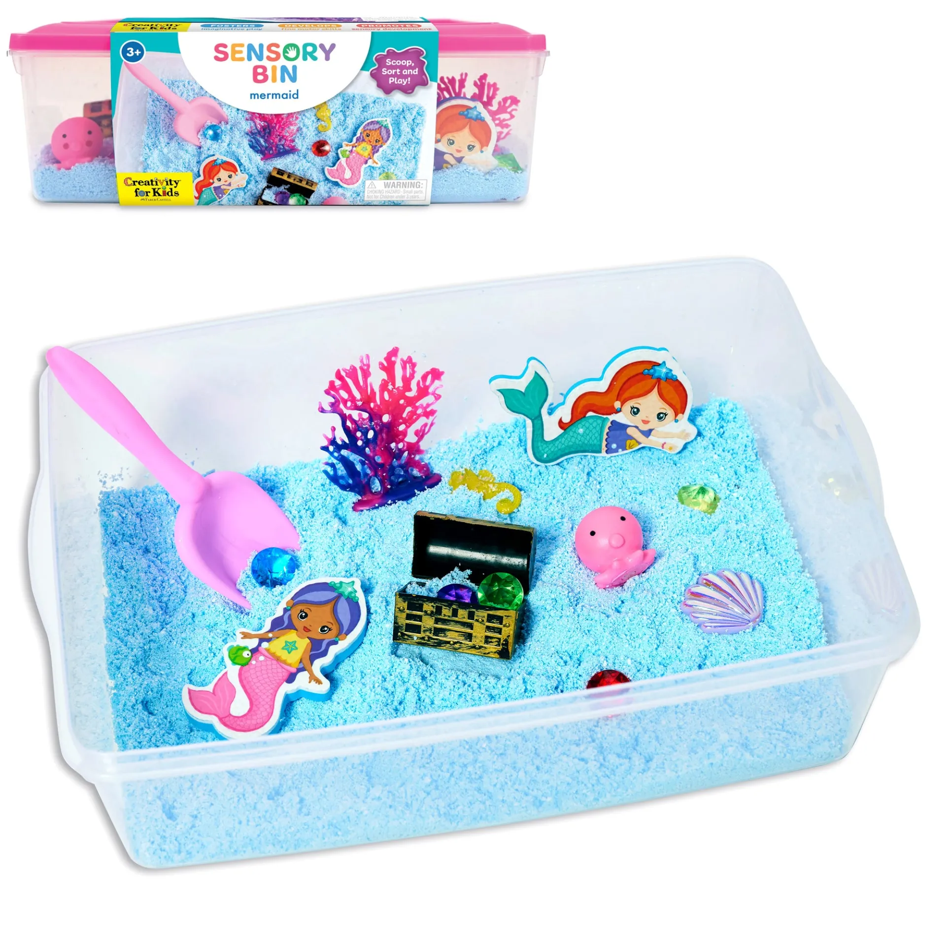Creativity for Kids Sensory Bin: Ocean Mermaid Adventure