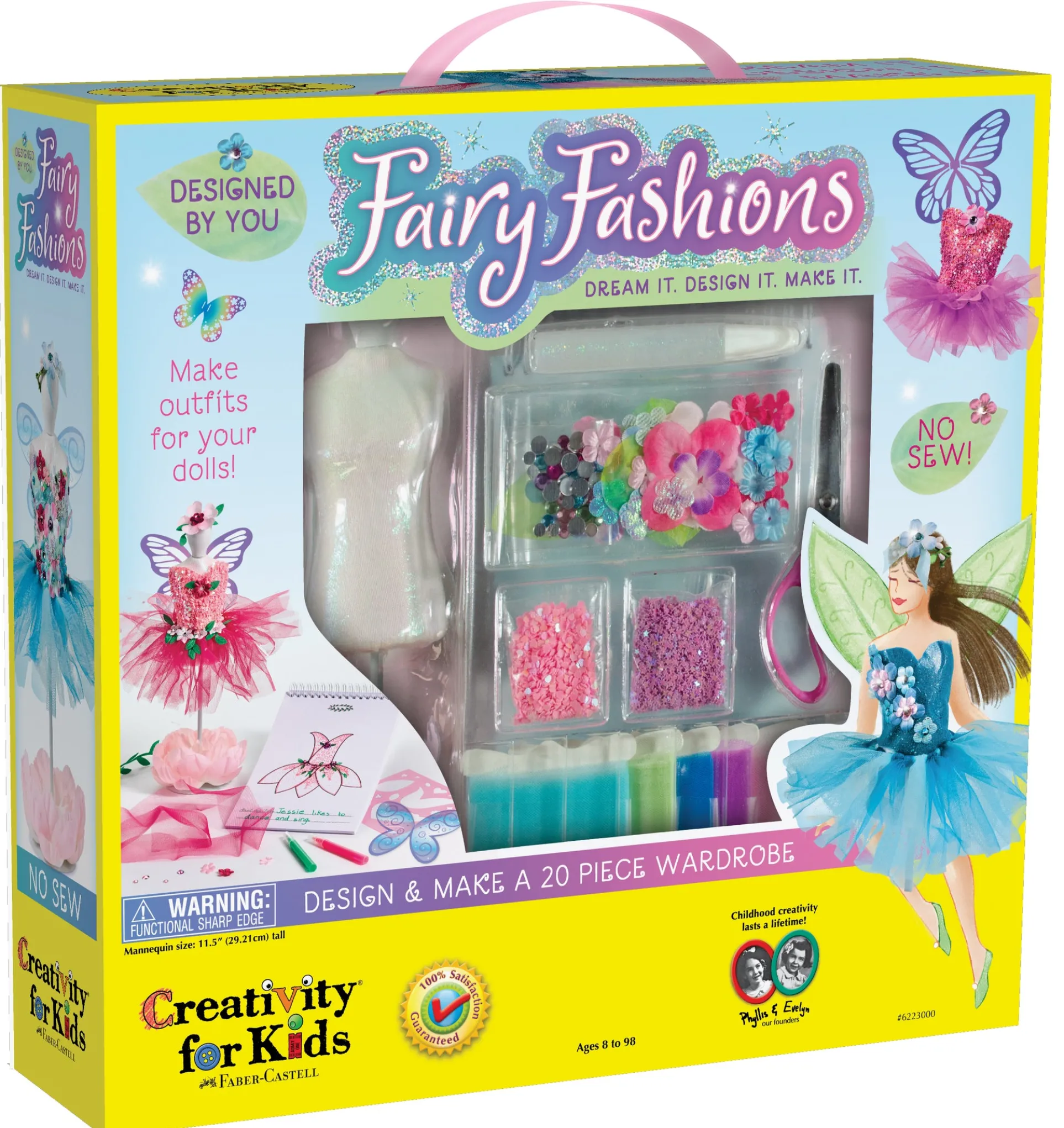 Creativity for Kids Designed by You Fairy Fashions - No-Sew Dress-Up Kit
