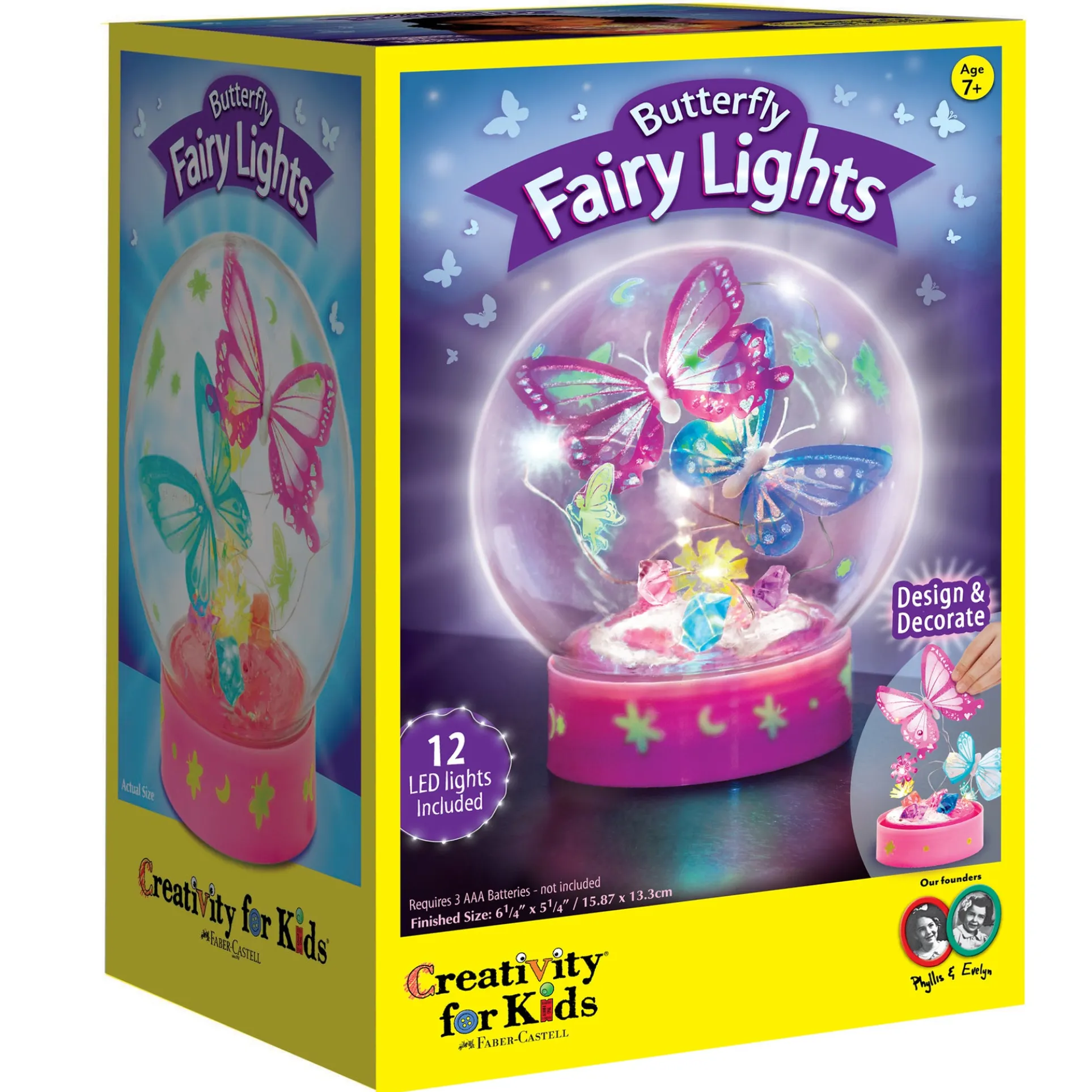 Creativity for Kids Enchanted Butterfly Fairy Lights Craft Kit